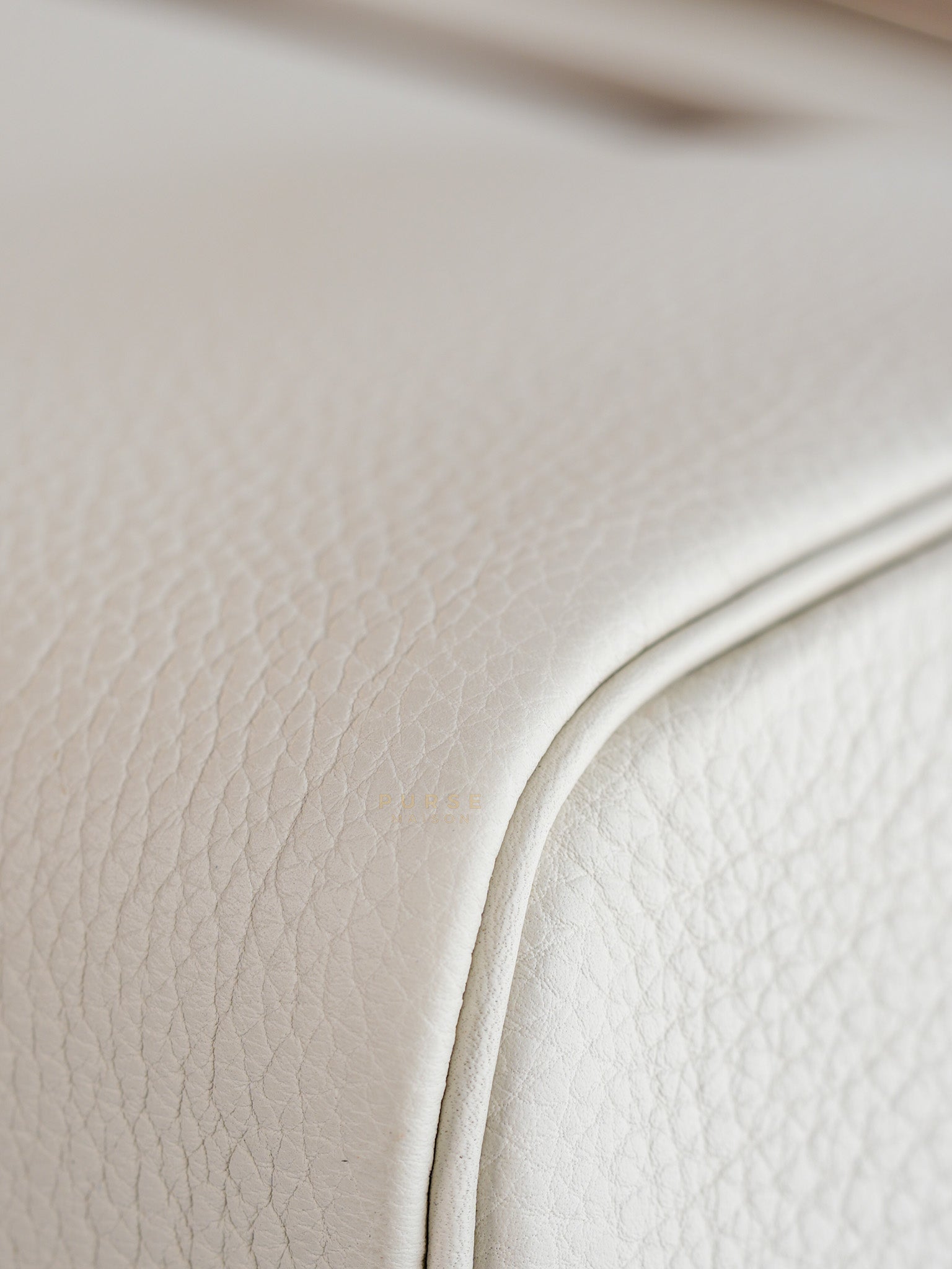 Hac A Dos PM Veau Togo Gris Pale Palladium Hardware Stamp B (2023) | Purse Maison Luxury Bags Shop