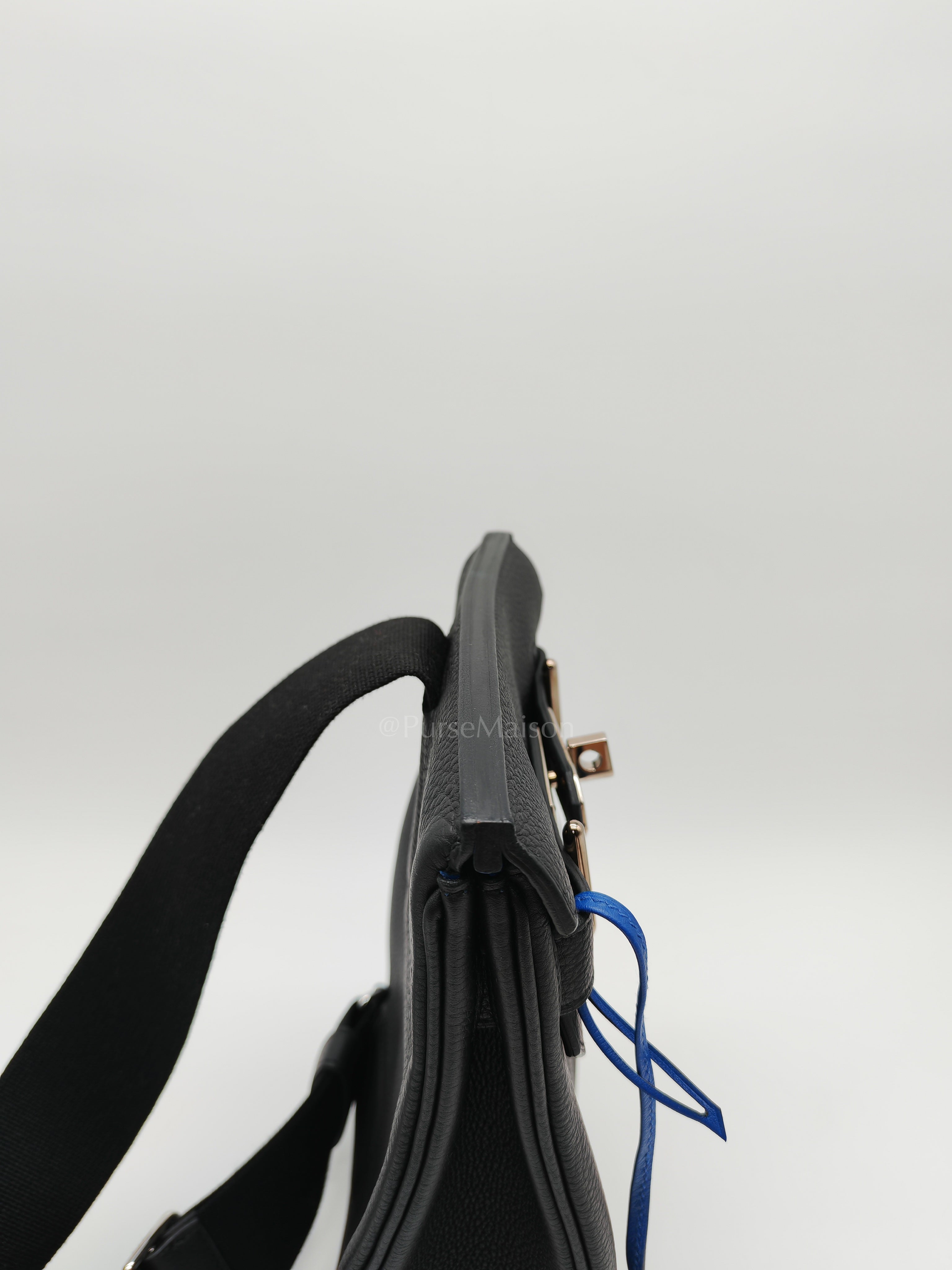 Hac A Dos Tri-color Black/Bleu de France/Jaune de Naples Togo Leather Palladium Hardware Stamp U(2022) | Purse Maison Luxury Bags Shop
