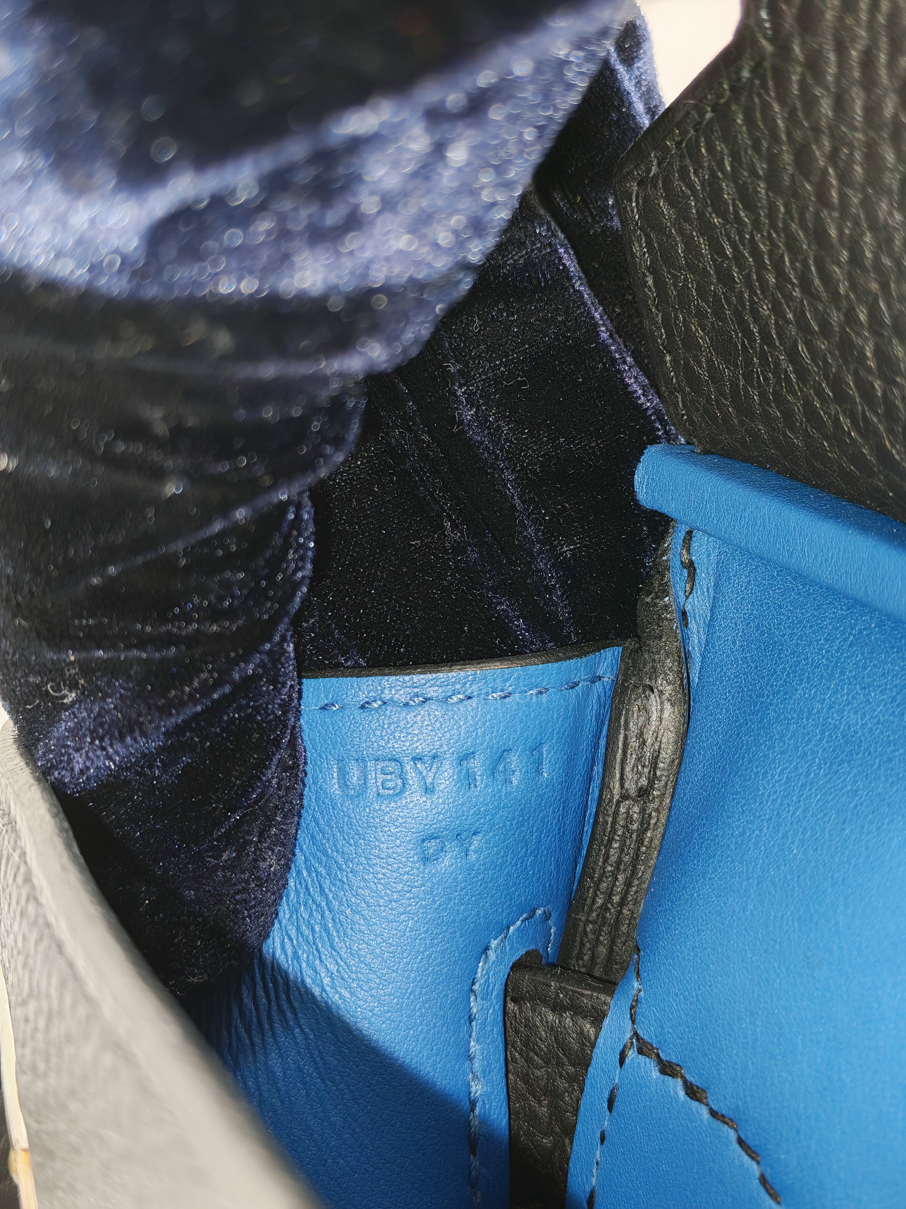 Hac A Dos Tri-color Black/Bleu de France/Jaune de Naples Togo Leather Palladium Hardware Stamp U(2022) | Purse Maison Luxury Bags Shop