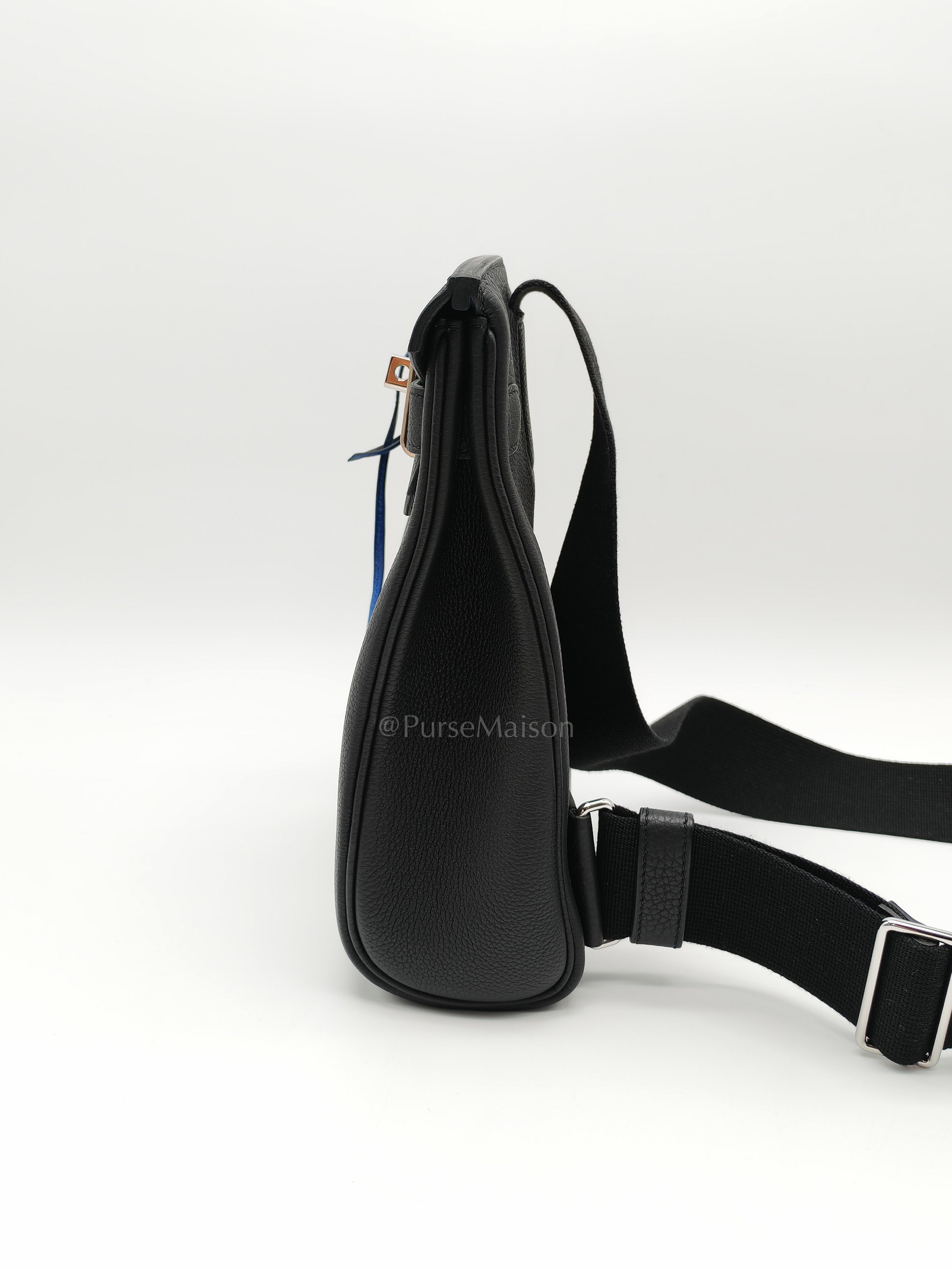 Hac A Dos Tri-color Black/Bleu de France/Jaune de Naples Togo Leather Palladium Hardware Stamp U(2022) | Purse Maison Luxury Bags Shop