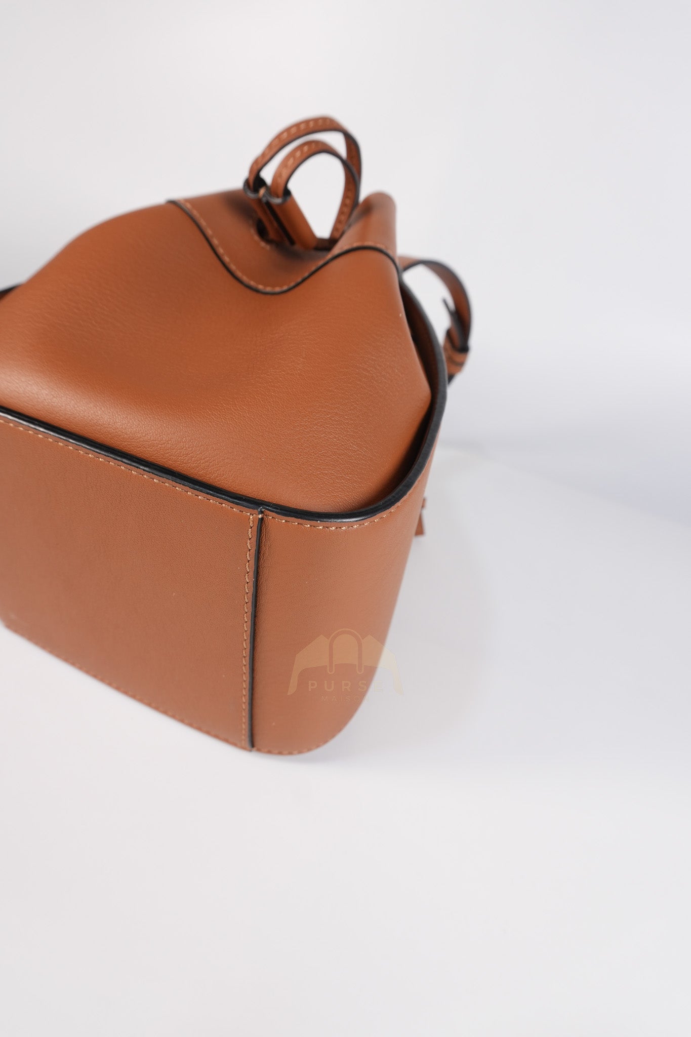 Hammock Mini in Tan Calfskin Leather Crossbody Bag | Purse Maison Luxury Bags Shop