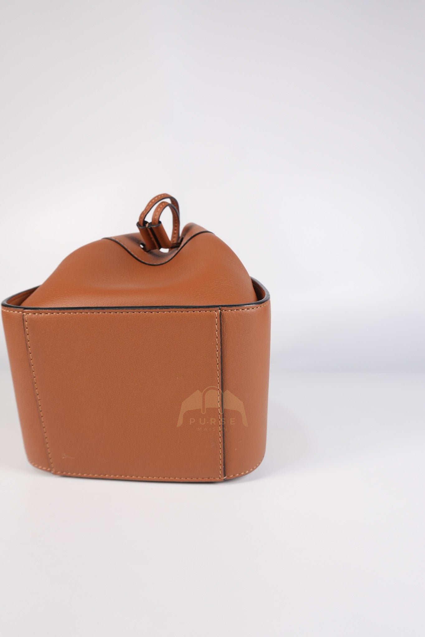 Hammock Mini in Tan Calfskin Leather Crossbody Bag | Purse Maison Luxury Bags Shop