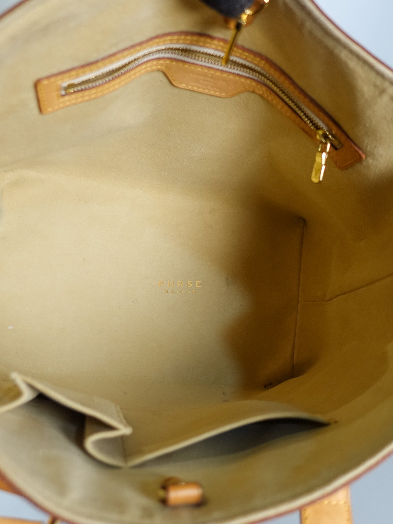 Hampstead MM in Damier Azur Canvas (No Date Code) | Purse Maison Luxury Bags Shop