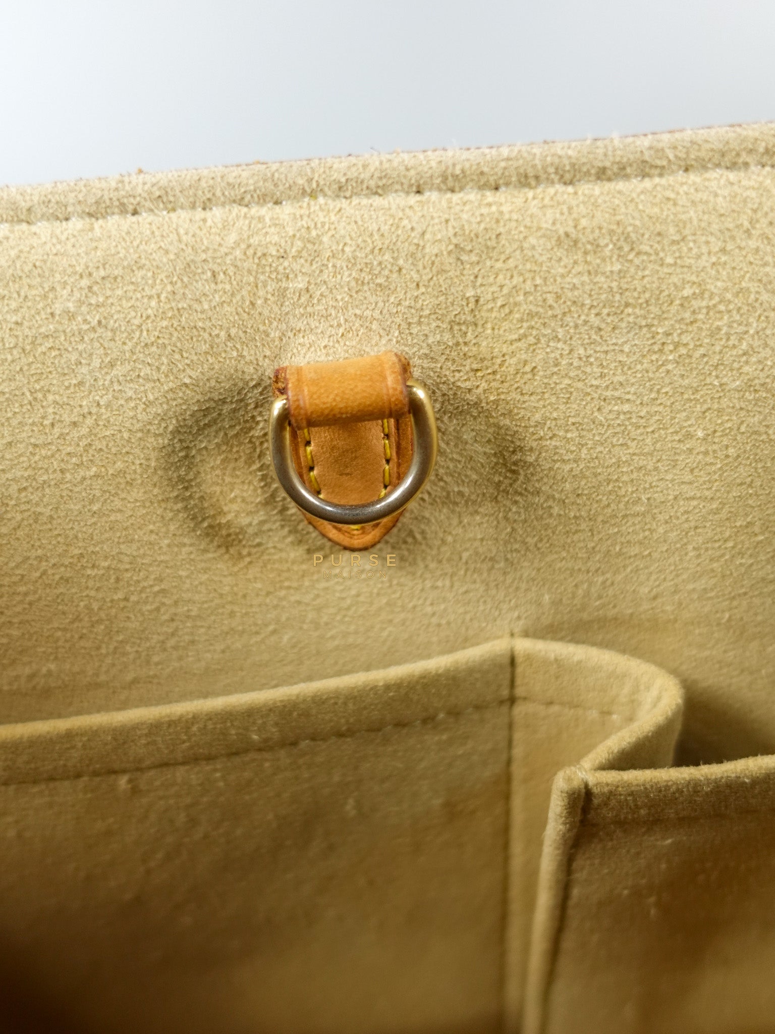 Hampstead MM in Damier Azur Canvas (No Date Code) | Purse Maison Luxury Bags Shop