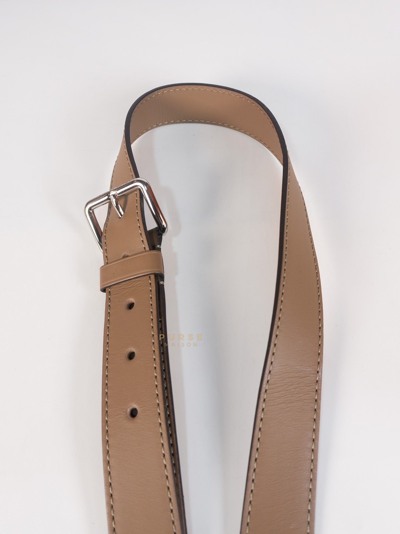 Haumea Shoulder Bag in Galet Mahina Leather (Date code: AH3188) | Purse Maison Luxury Bags Shop