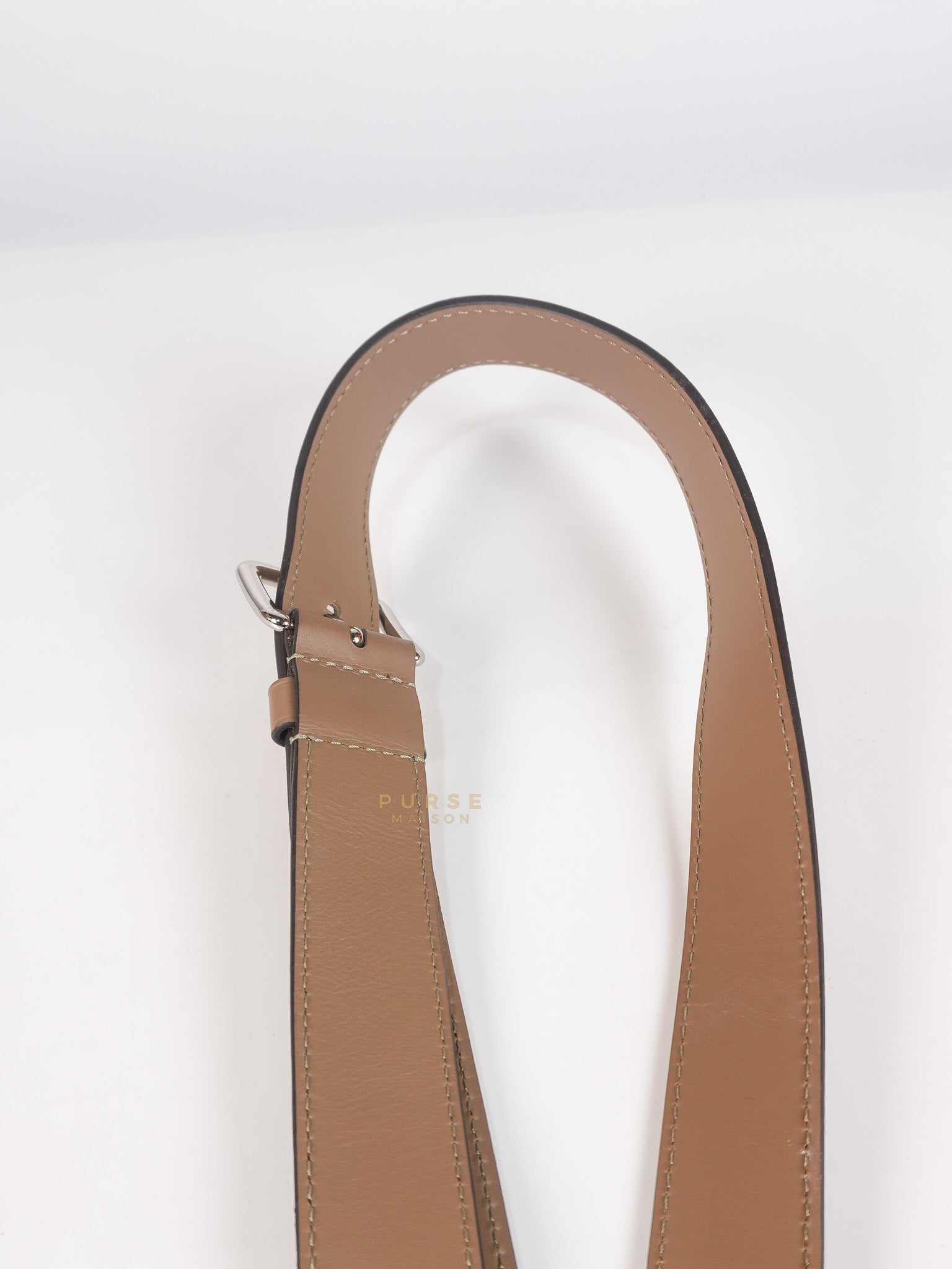 Haumea Shoulder Bag in Galet Mahina Leather (Date code: AH3188) | Purse Maison Luxury Bags Shop