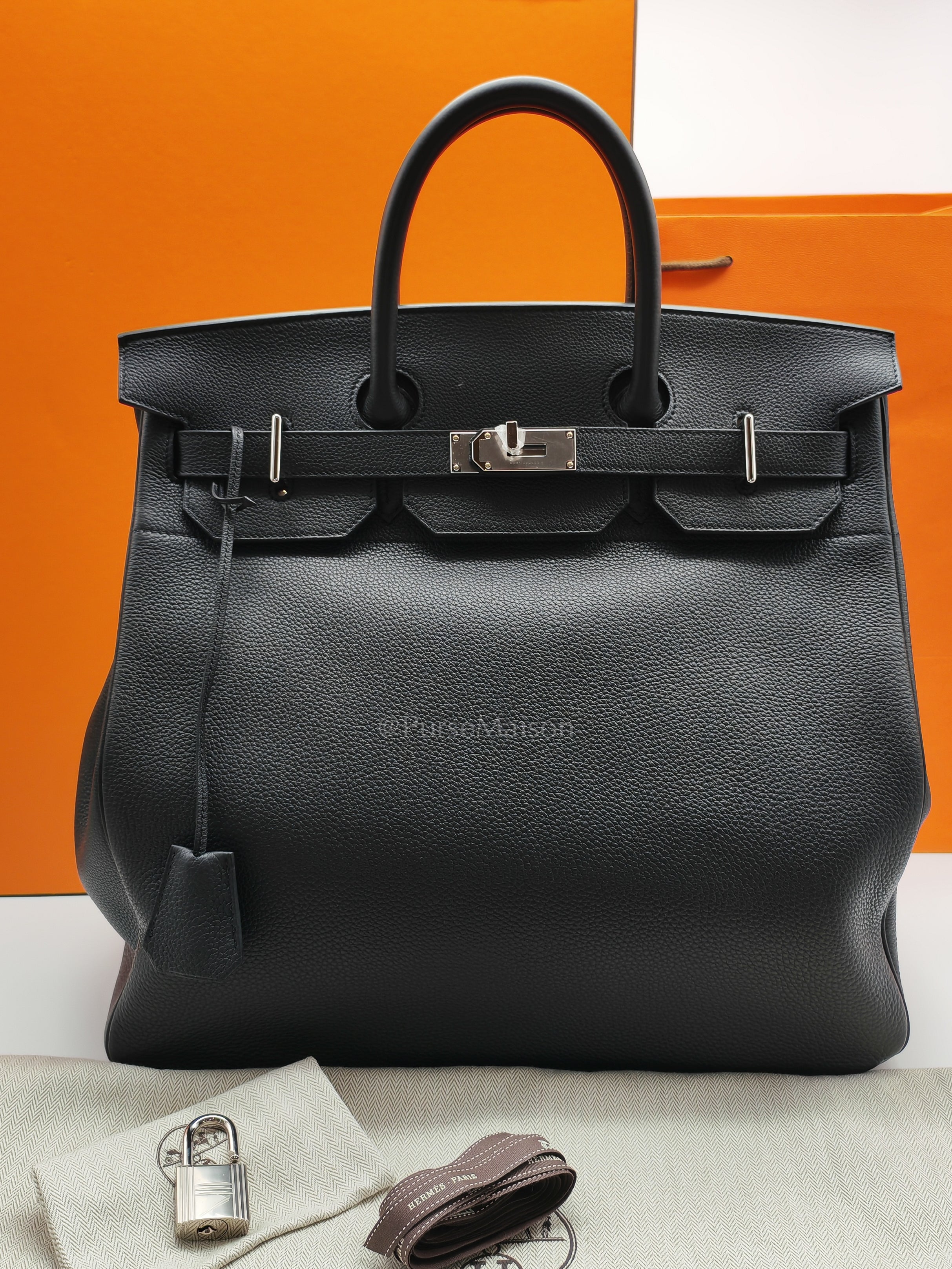 Haut à Courroies Birkin 40 Togo Leather in Palladium hardware Stamp G(2026) | Purse Maison Luxury Bags Shop