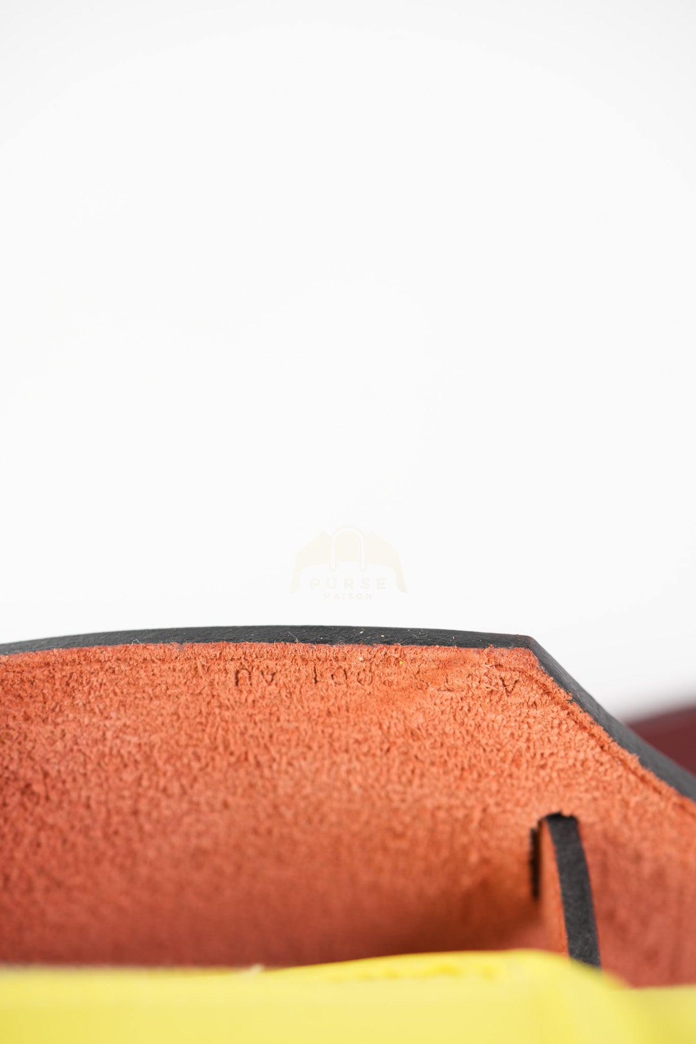 Herbag 31 in Yellow Green Leather & Palladium Hardware Stamp A (2017) | Purse Maison Luxury Bags Shop