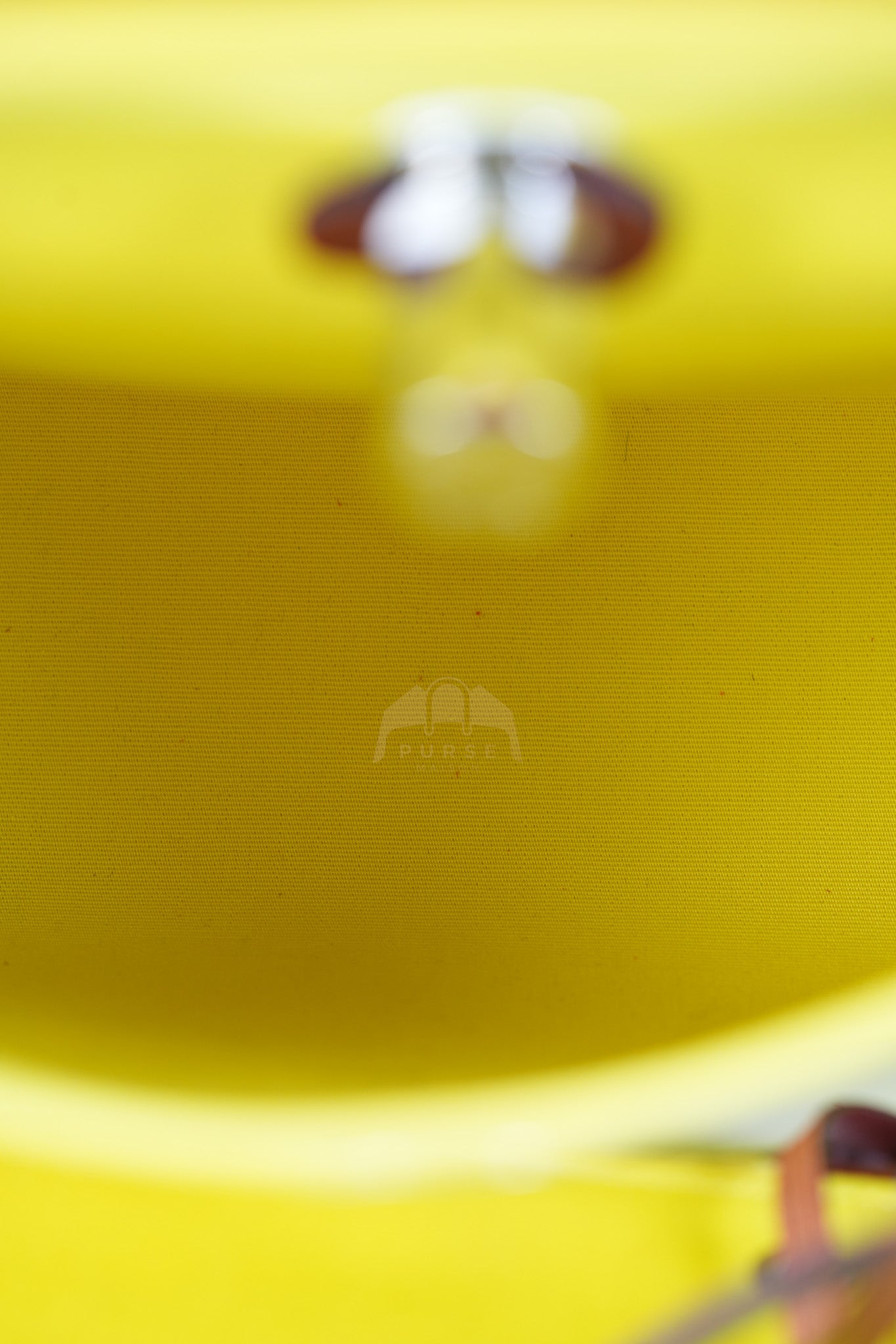 Herbag 31 in Yellow Green Leather & Palladium Hardware Stamp A (2017) | Purse Maison Luxury Bags Shop