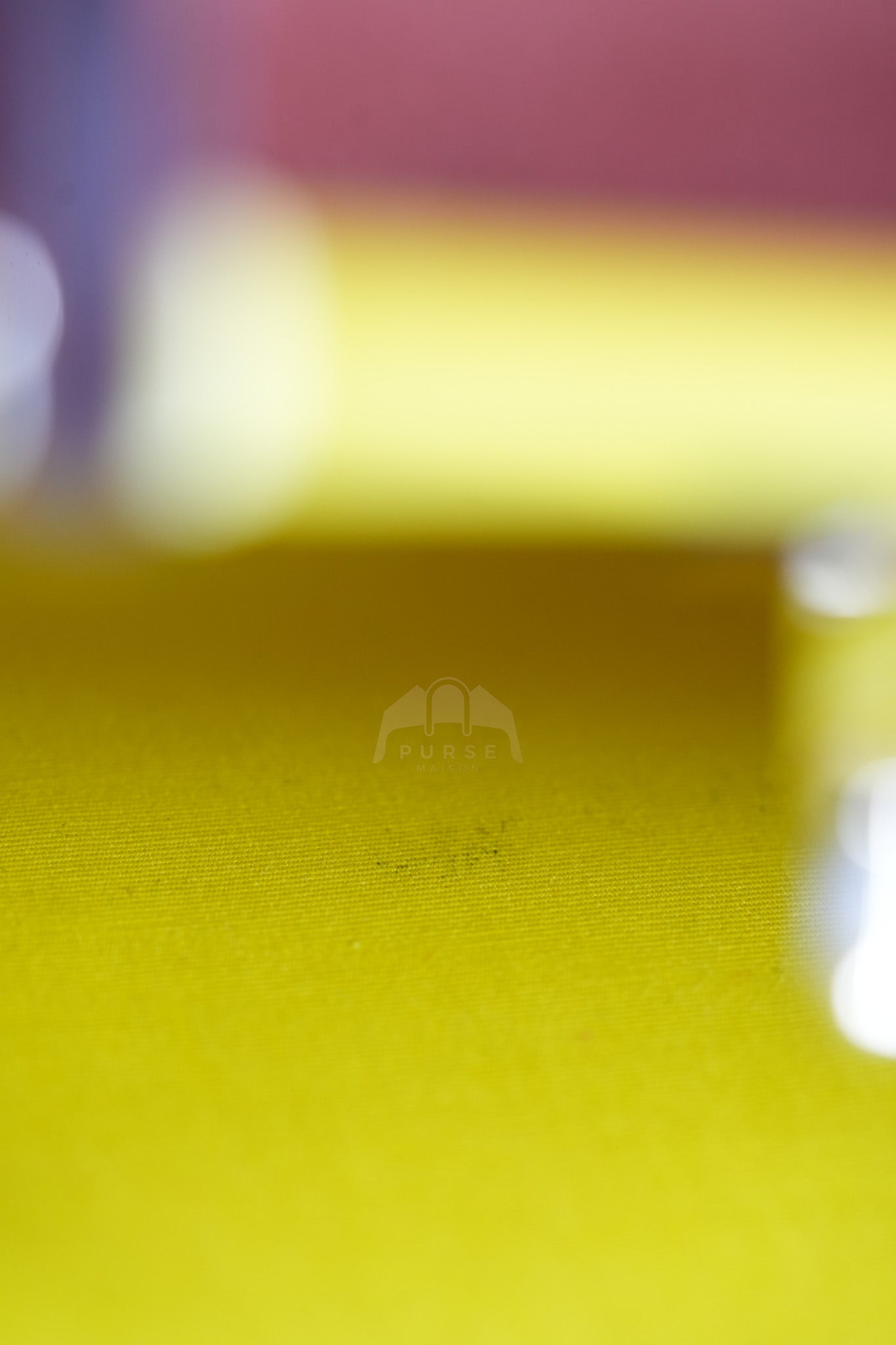 Herbag 31 in Yellow Green Leather & Palladium Hardware Stamp A (2017) | Purse Maison Luxury Bags Shop