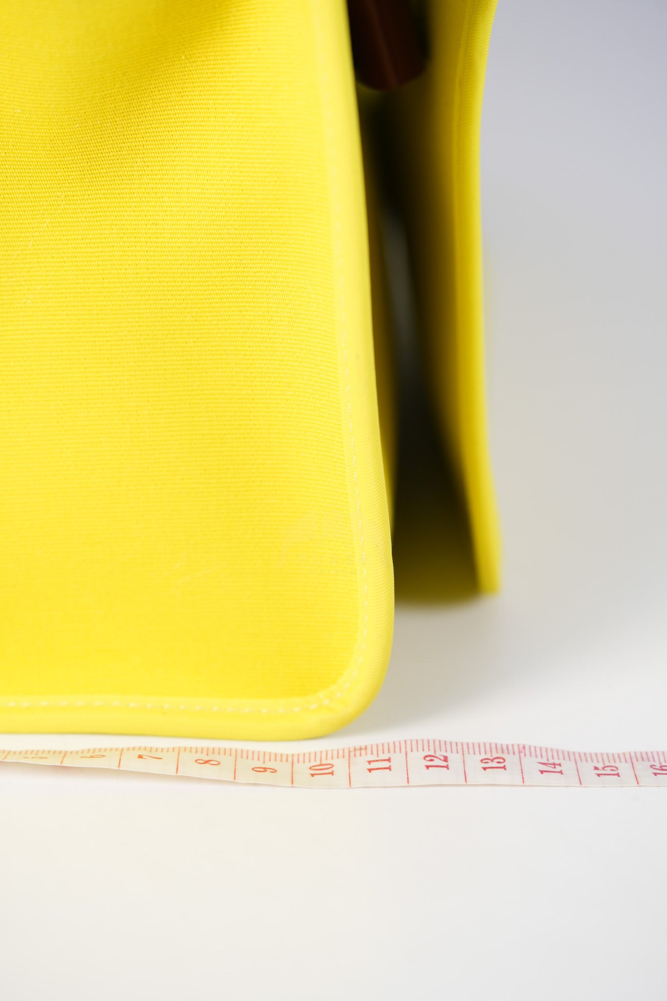 Herbag 31 in Yellow Green Leather & Palladium Hardware Stamp A (2017) | Purse Maison Luxury Bags Shop