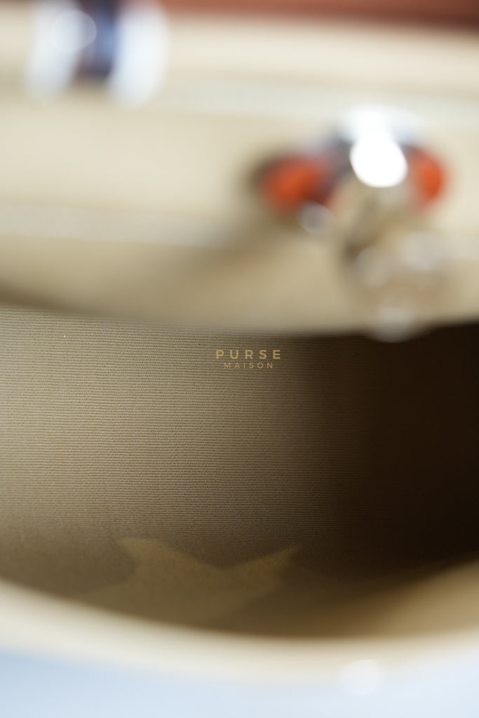 Herbag 31 Trench Canvas and Palladium Hardware Stamp A (2017) | Purse Maison Luxury Bags Shop