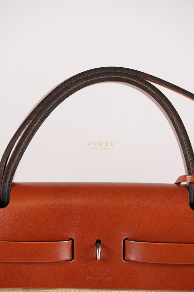 Herbag 31 Trench Canvas and Palladium Hardware Stamp A (2017) | Purse Maison Luxury Bags Shop