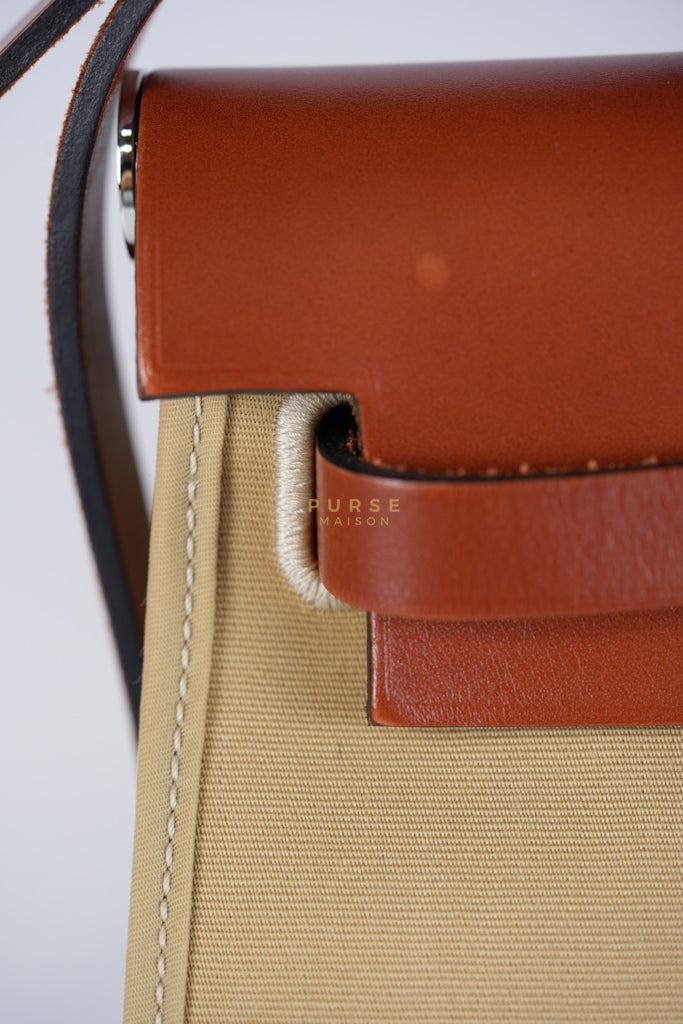 Herbag 31 Trench Canvas and Palladium Hardware Stamp A (2017) | Purse Maison Luxury Bags Shop