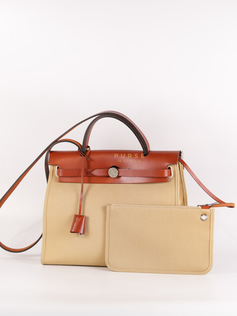 Herbag 31 Trench Canvas and Palladium Hardware Stamp A (2017) | Purse Maison Luxury Bags Shop