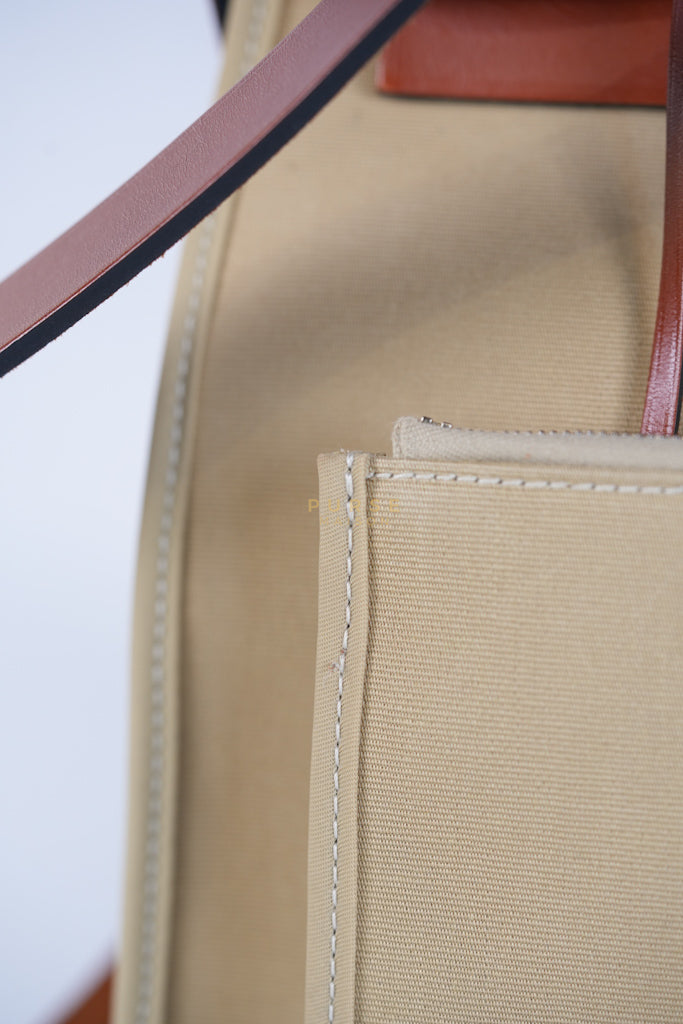 Herbag 31 Trench Canvas and Palladium Hardware Stamp A (2017) | Purse Maison Luxury Bags Shop