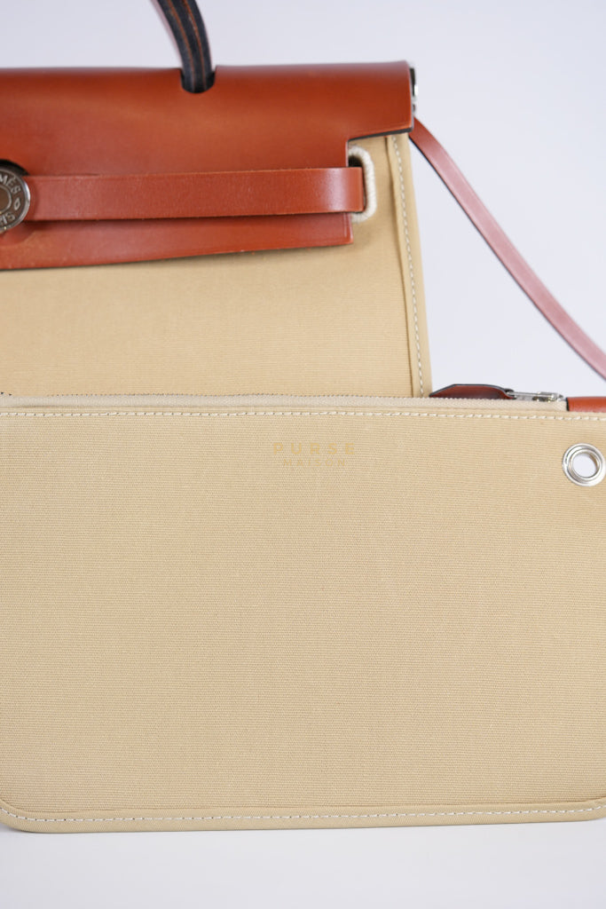 Herbag 31 Trench Canvas and Palladium Hardware Stamp A (2017) | Purse Maison Luxury Bags Shop