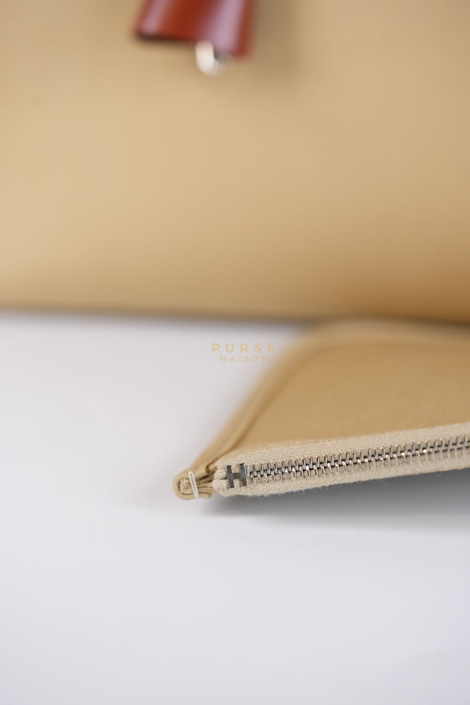 Herbag 31 Trench Canvas and Palladium Hardware Stamp A (2017) | Purse Maison Luxury Bags Shop