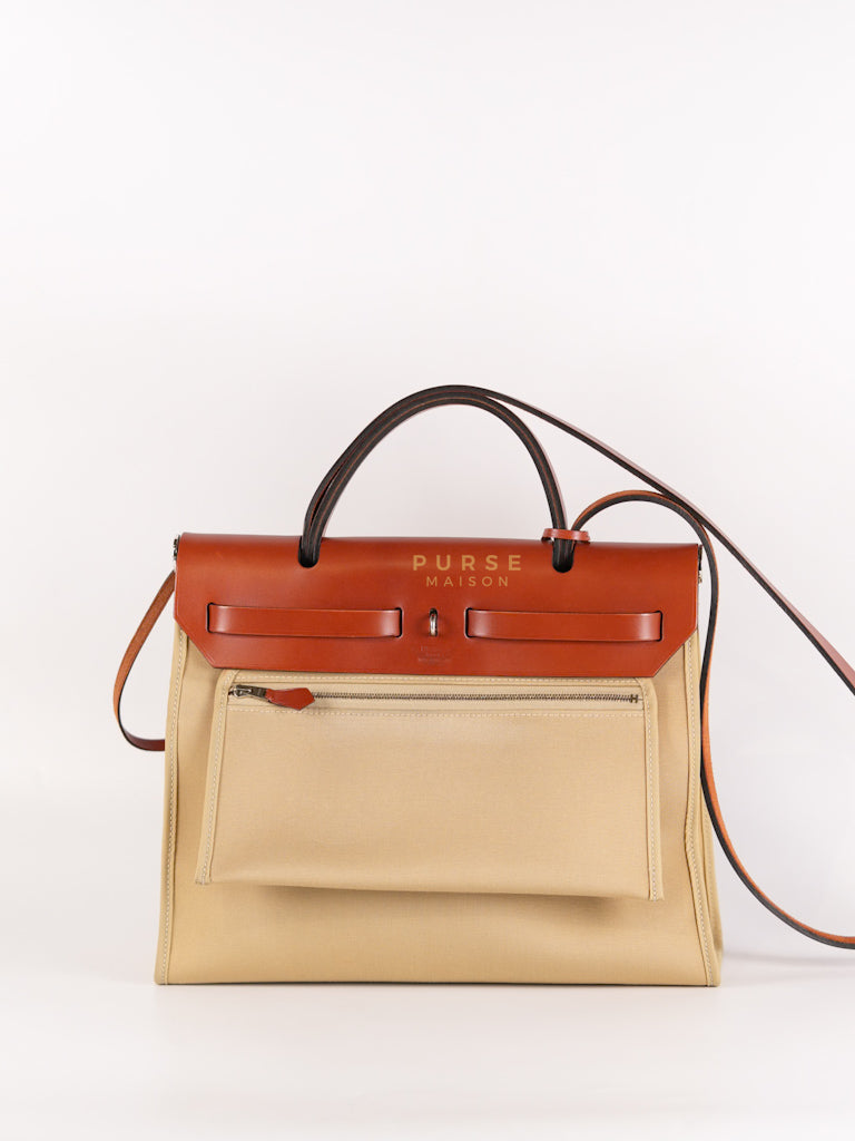 Herbag 31 Trench Canvas and Palladium Hardware Stamp A (2017) | Purse Maison Luxury Bags Shop