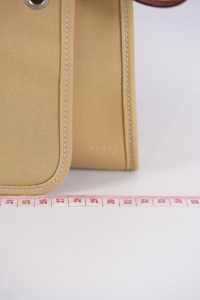 Herbag 31 Trench Canvas and Palladium Hardware Stamp A (2017) | Purse Maison Luxury Bags Shop