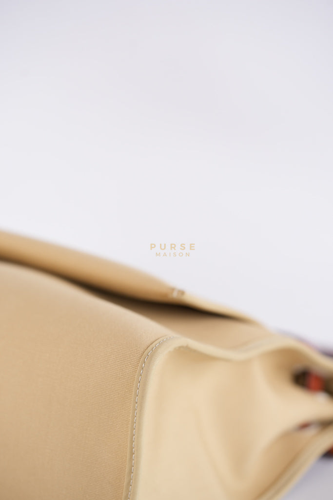 Herbag 31 Trench Canvas and Palladium Hardware Stamp A (2017) | Purse Maison Luxury Bags Shop