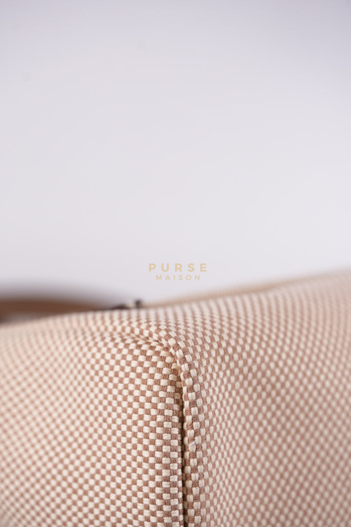 Herbag 31 Zip in Ebene/Ecru/Beige Vache Hunter Criss Viking and Gold Hardware Stamp B (2023) | Purse Maison Luxury Bags Shop