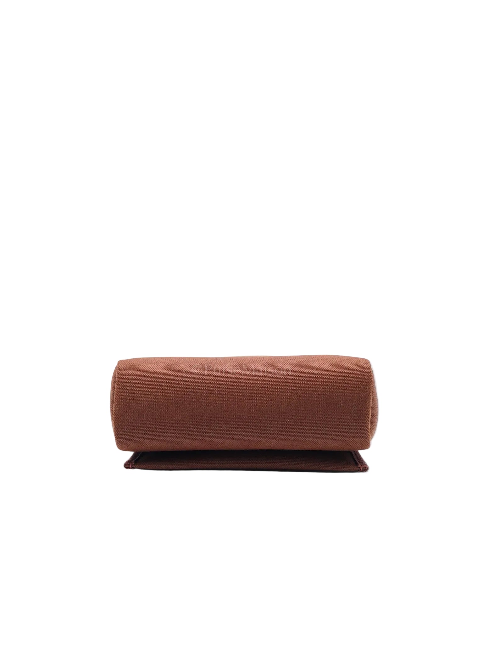 Herbag Mini in Rouge Canvas and Palladium Hardware Stamp K(2025) | Purse Maison Luxury Bags Shop