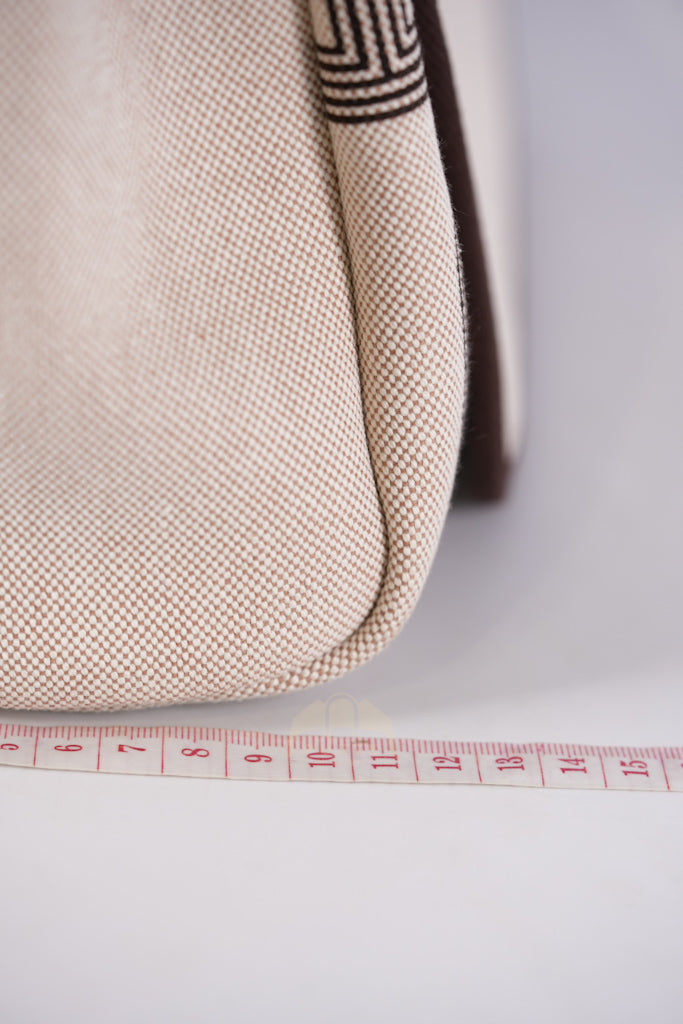 Herbag Zip 31 Chaine d'Ancre Canvas Ebene in Palladium Hardware Stamp U (2022) | Purse Maison Luxury Bags Shop