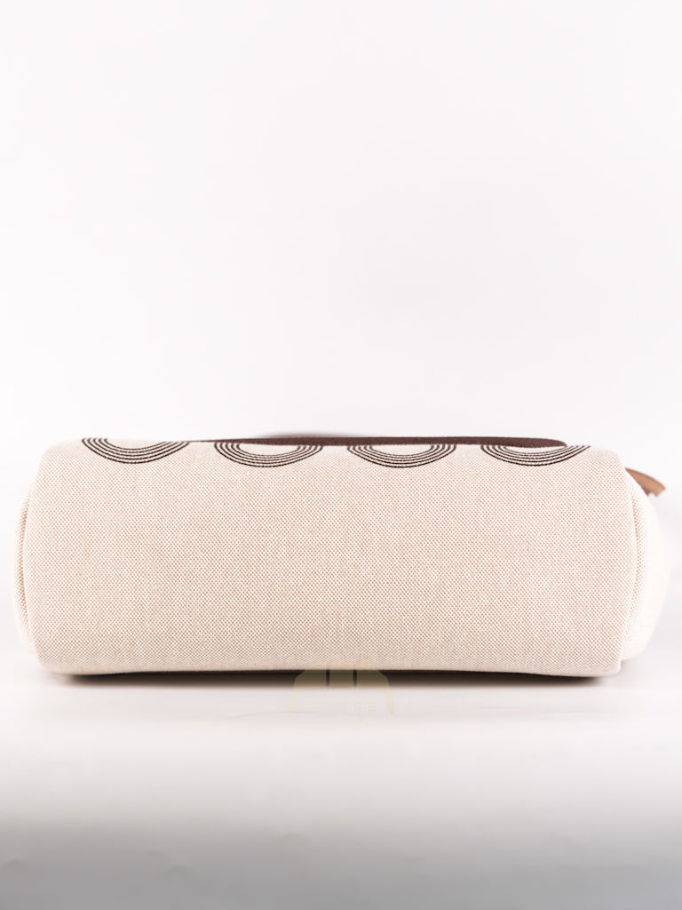 Herbag Zip 31 Chaine d'Ancre Canvas Ebene in Palladium Hardware Stamp U (2022) | Purse Maison Luxury Bags Shop