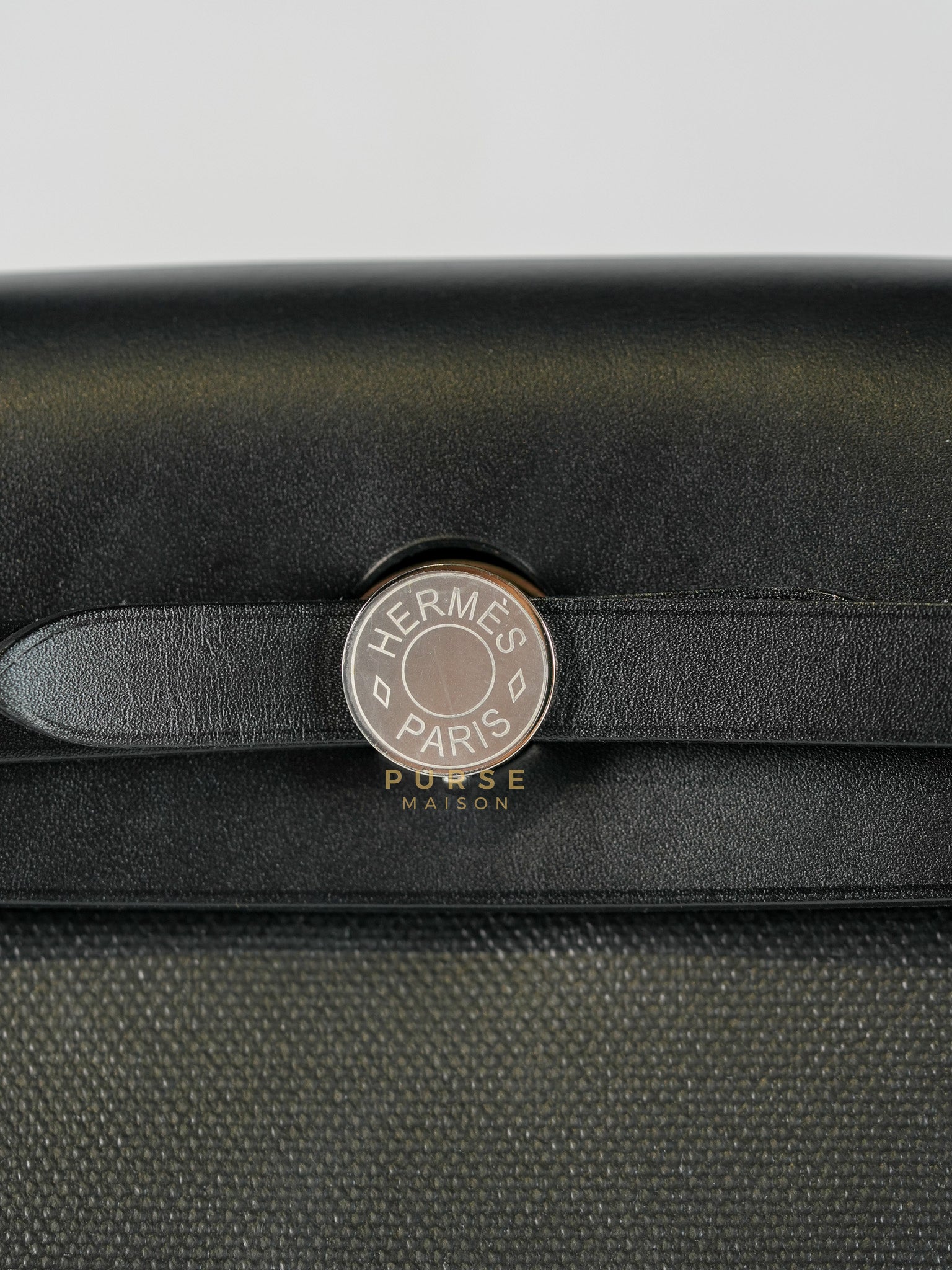 Herbag Zip 31 in Black Berline Leather Palladium Hardware Stamp W (2024) | Purse Maison Luxury Bags Shop