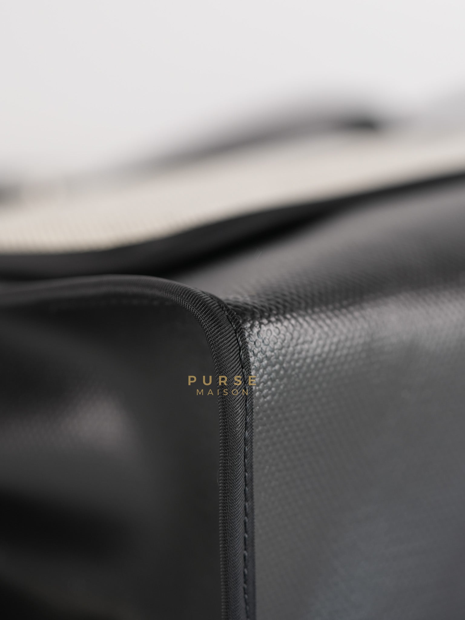 Herbag Zip 31 in Black Berline Leather Palladium Hardware Stamp W (2024) | Purse Maison Luxury Bags Shop