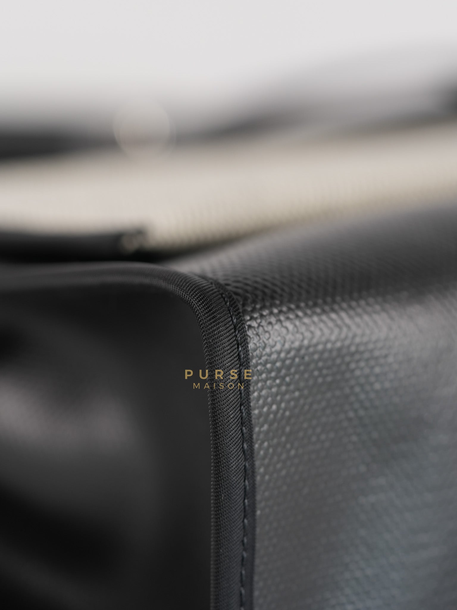 Herbag Zip 31 in Black Berline Leather Palladium Hardware Stamp W (2024) | Purse Maison Luxury Bags Shop