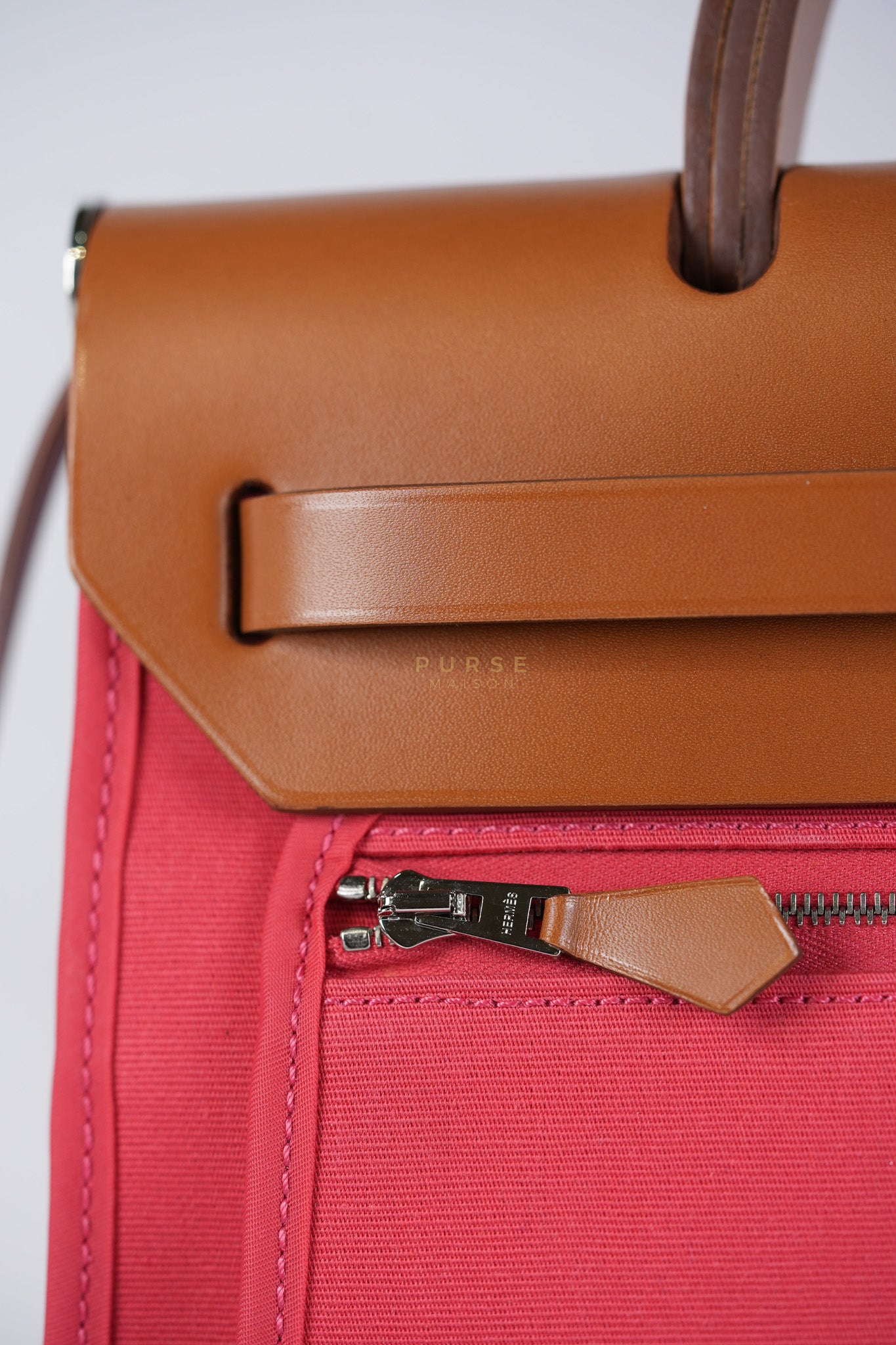 Herbag Zip 31 in Bougainvillea Palladium Hardware Stamp Y (2020) | Purse Maison Luxury Bags Shop