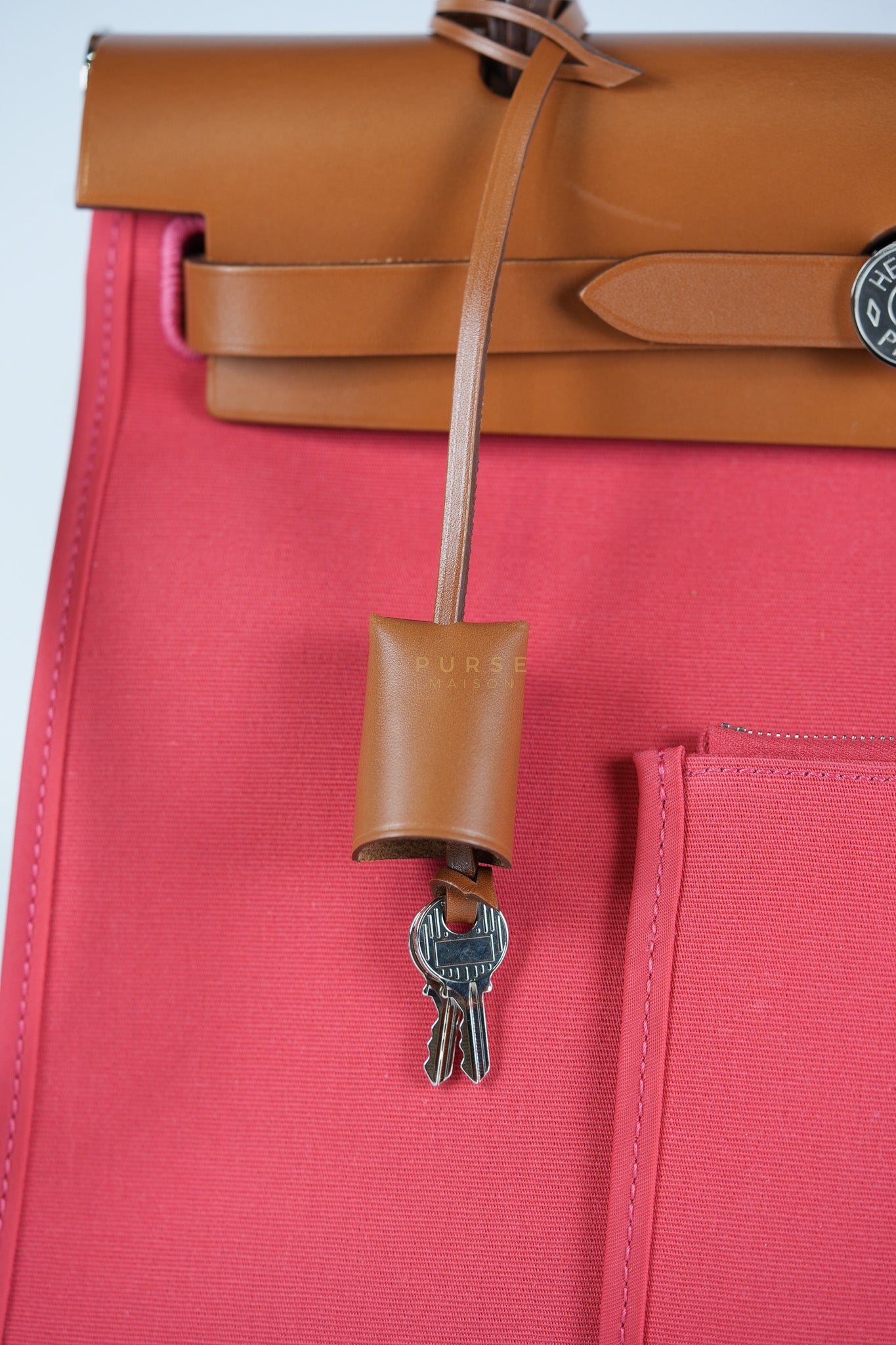 Herbag Zip 31 in Bougainvillea Palladium Hardware Stamp Y (2020) | Purse Maison Luxury Bags Shop