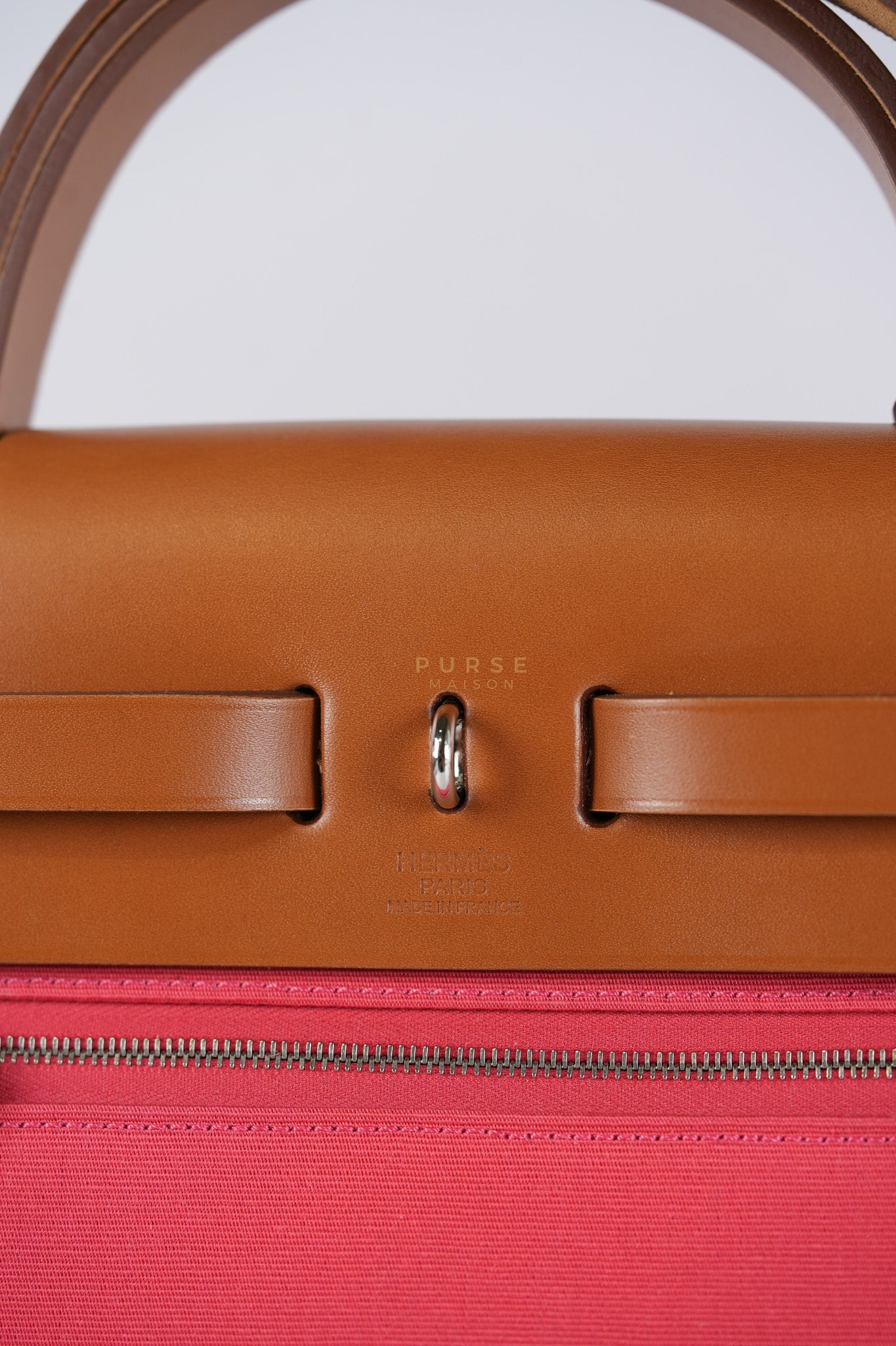 Herbag Zip 31 in Bougainvillea Palladium Hardware Stamp Y (2020) | Purse Maison Luxury Bags Shop