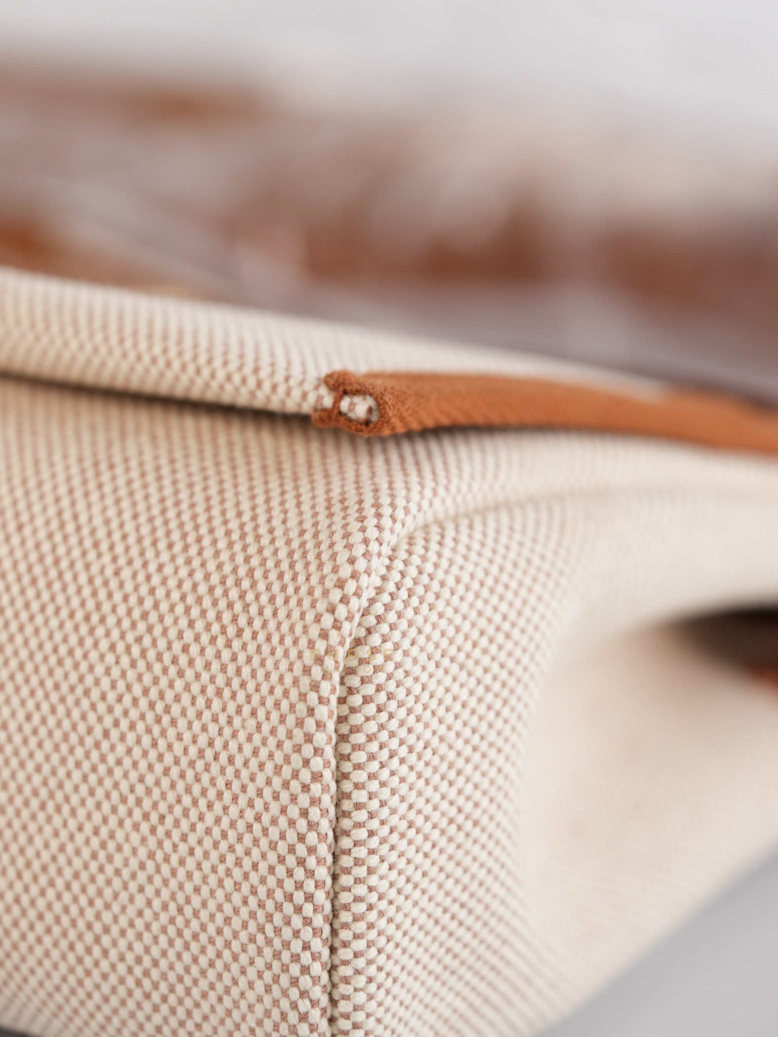 Herbag Zip 39 Beige Palladium Hardware Stamp W(2024) | Purse Maison Luxury Bags Shop