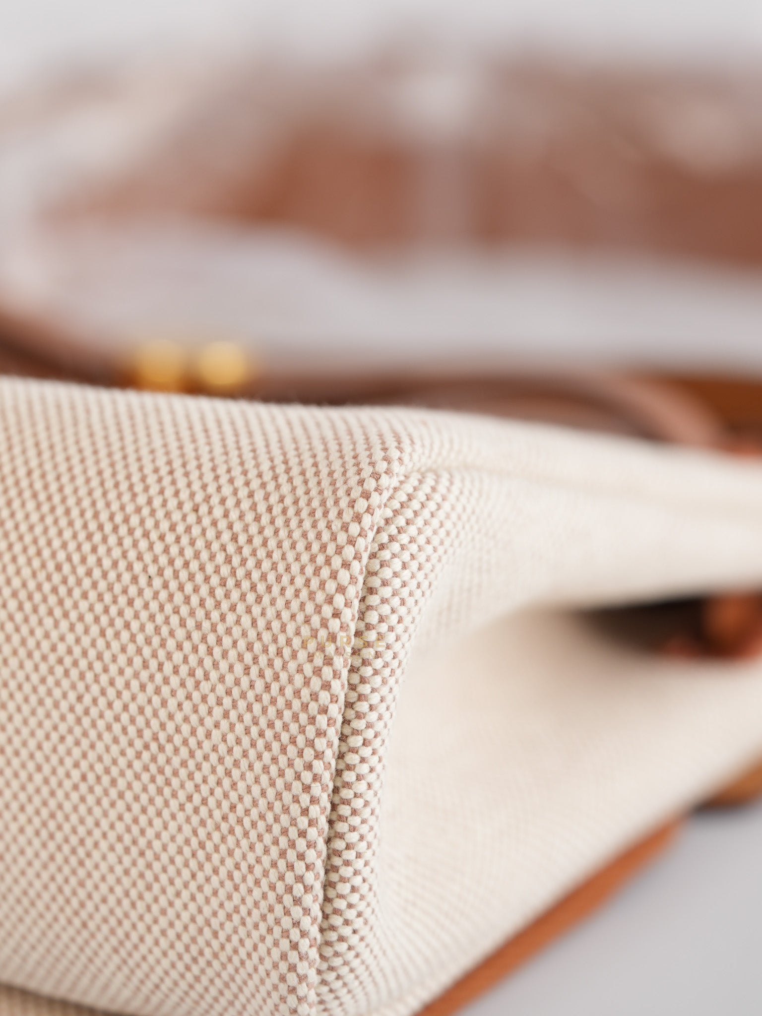 Herbag Zip 39 Beige Palladium Hardware Stamp W(2024) | Purse Maison Luxury Bags Shop