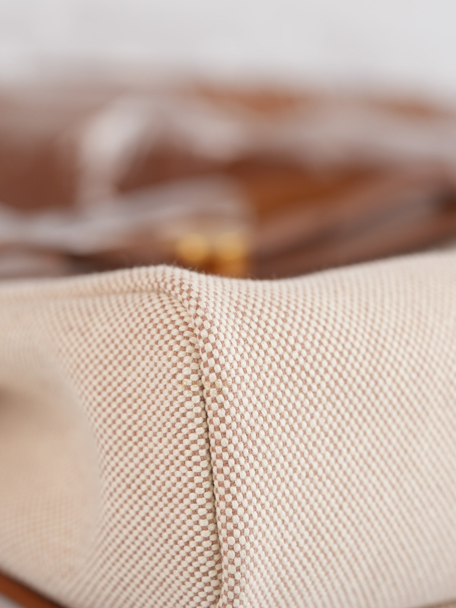 Herbag Zip 39 Beige Palladium Hardware Stamp W(2024) | Purse Maison Luxury Bags Shop