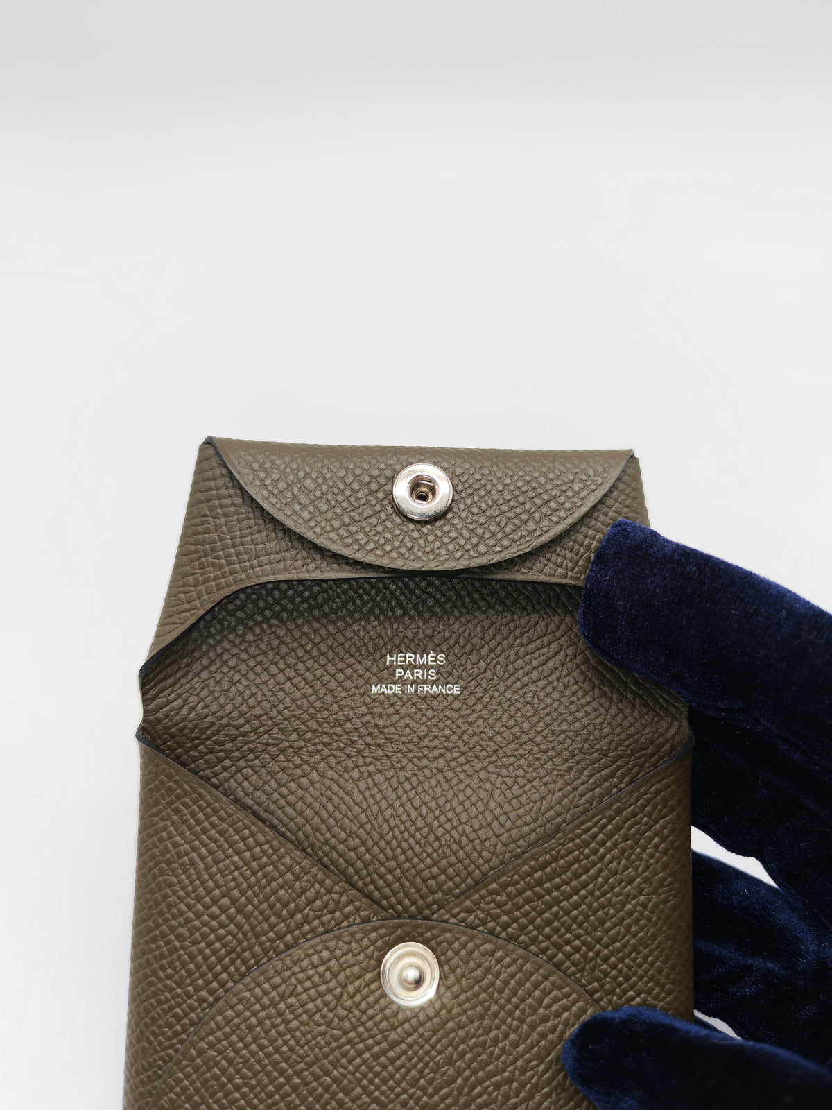 Hermes Bastia Coin Purse in Vert Loden Epsom Leather Palladium Hardware Stamp G (2026) | Purse Maison Luxury Bags Shop