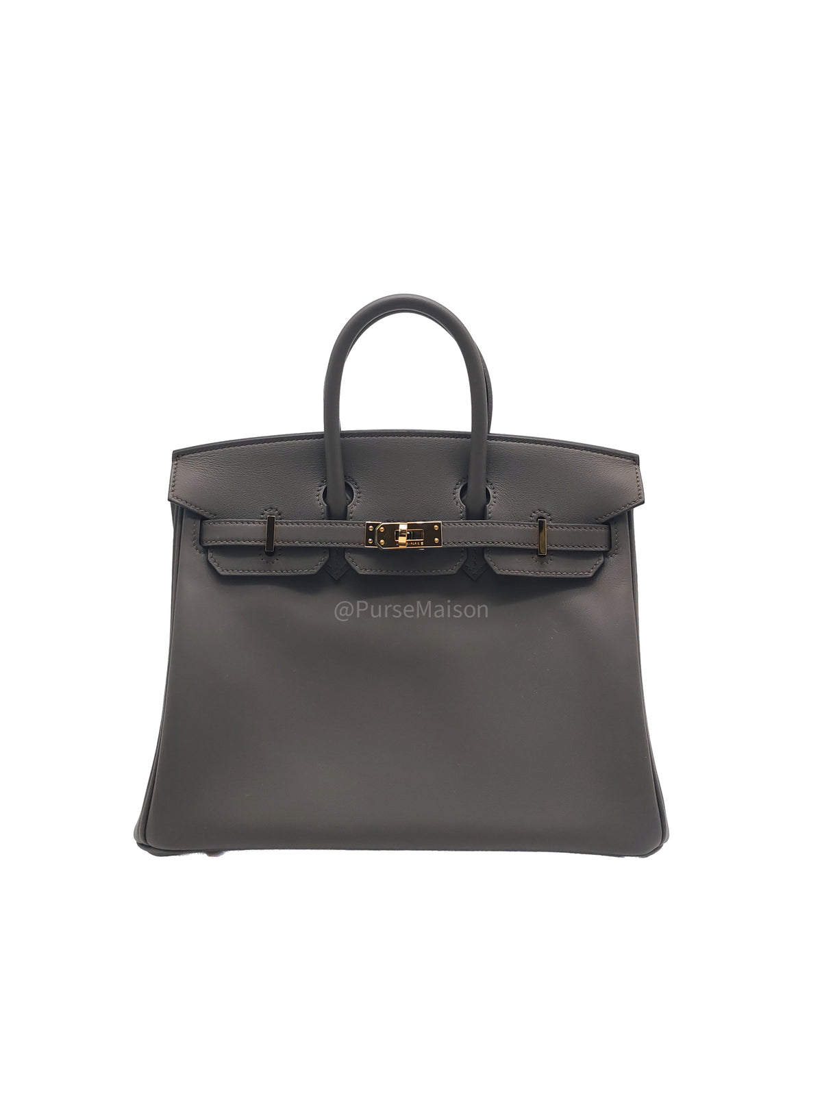 Hermes Birkin 25 in Etain Swift Leather and Gold Hardware Stamp K (2025) | Purse Maison Luxury Bags Shop
