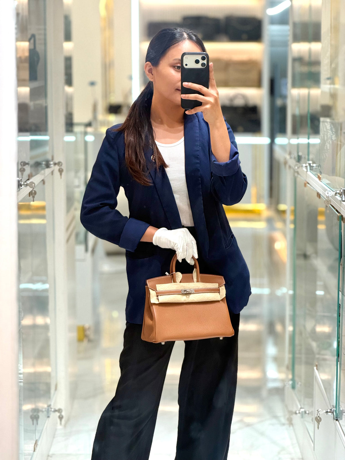 Hermes Birkin 25 in Gold Togo Leather Palladium Hardware Stamp G (2026) | Purse Maison Luxury Bags Shop