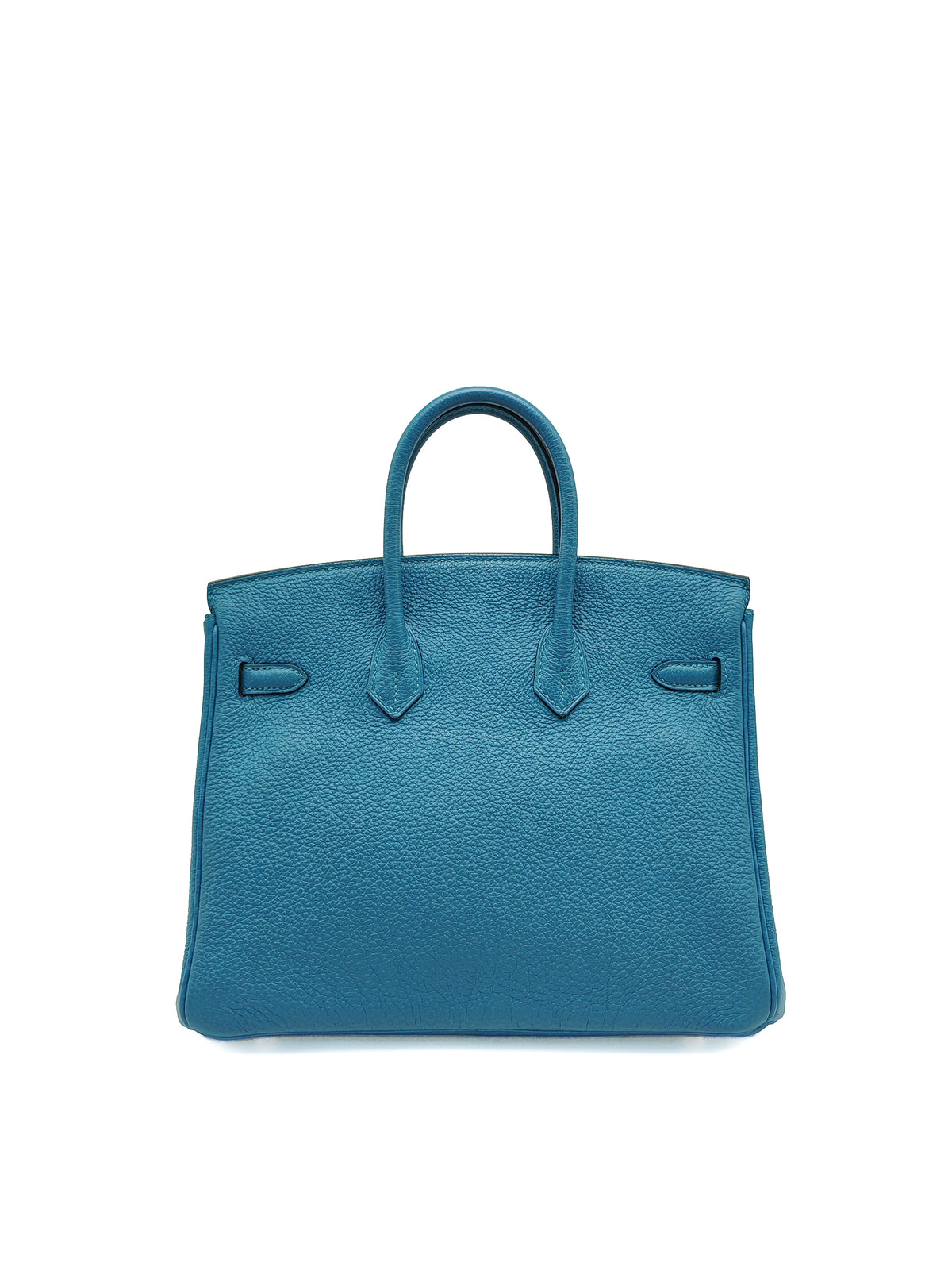 Hermes Birkin 25 in Turquoise Blue Togo Leather Palladium Hardware Stamp C(2018) | Purse Maison Luxury Bags Shop
