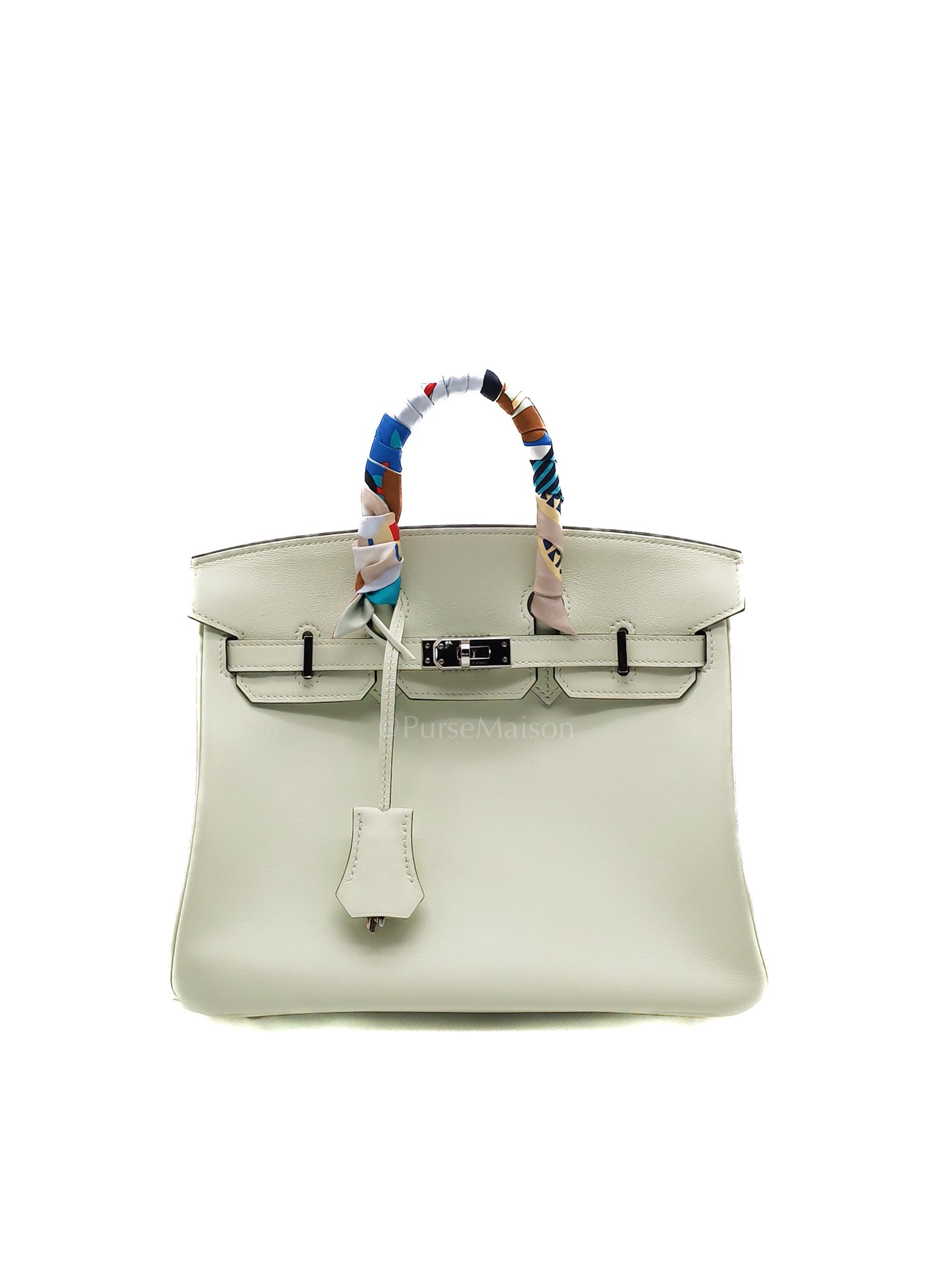 Hermes Birkin 25 in Vert Fizz Swift Leather Palladium Hardware Stamp U(2022) | Purse Maison Luxury Bags Shop