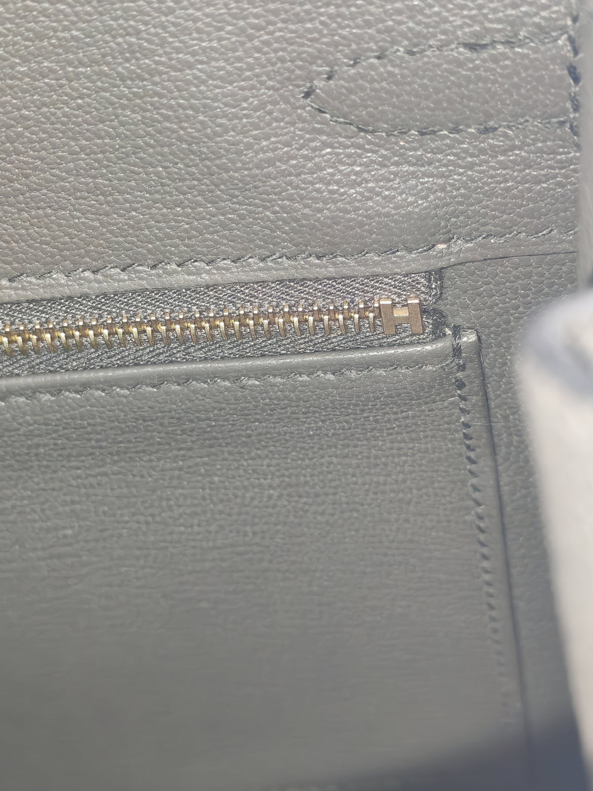 Hermes Birkin 25 Sellier in Vert De Gris Epsom Leather Gold Hardware Stamp Z(2021) | Purse Maison Luxury Bags Shop