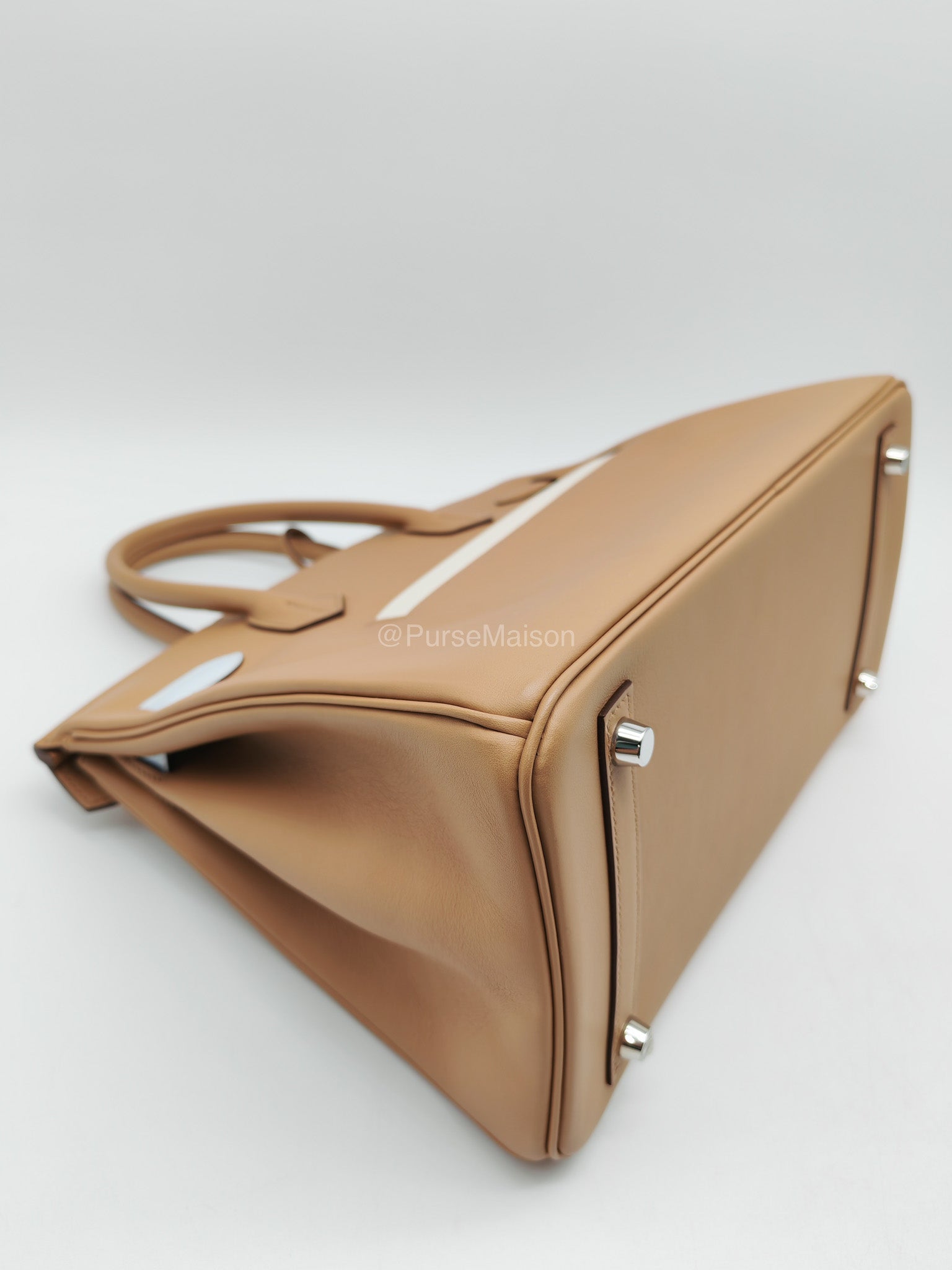 Hermès Birkin 30 Colormatic Chai/Lime/Blue Brume/Cassis Swift Leather Palladium Hardware Stamp U(2022) | Purse Maison Luxury Bags Shop