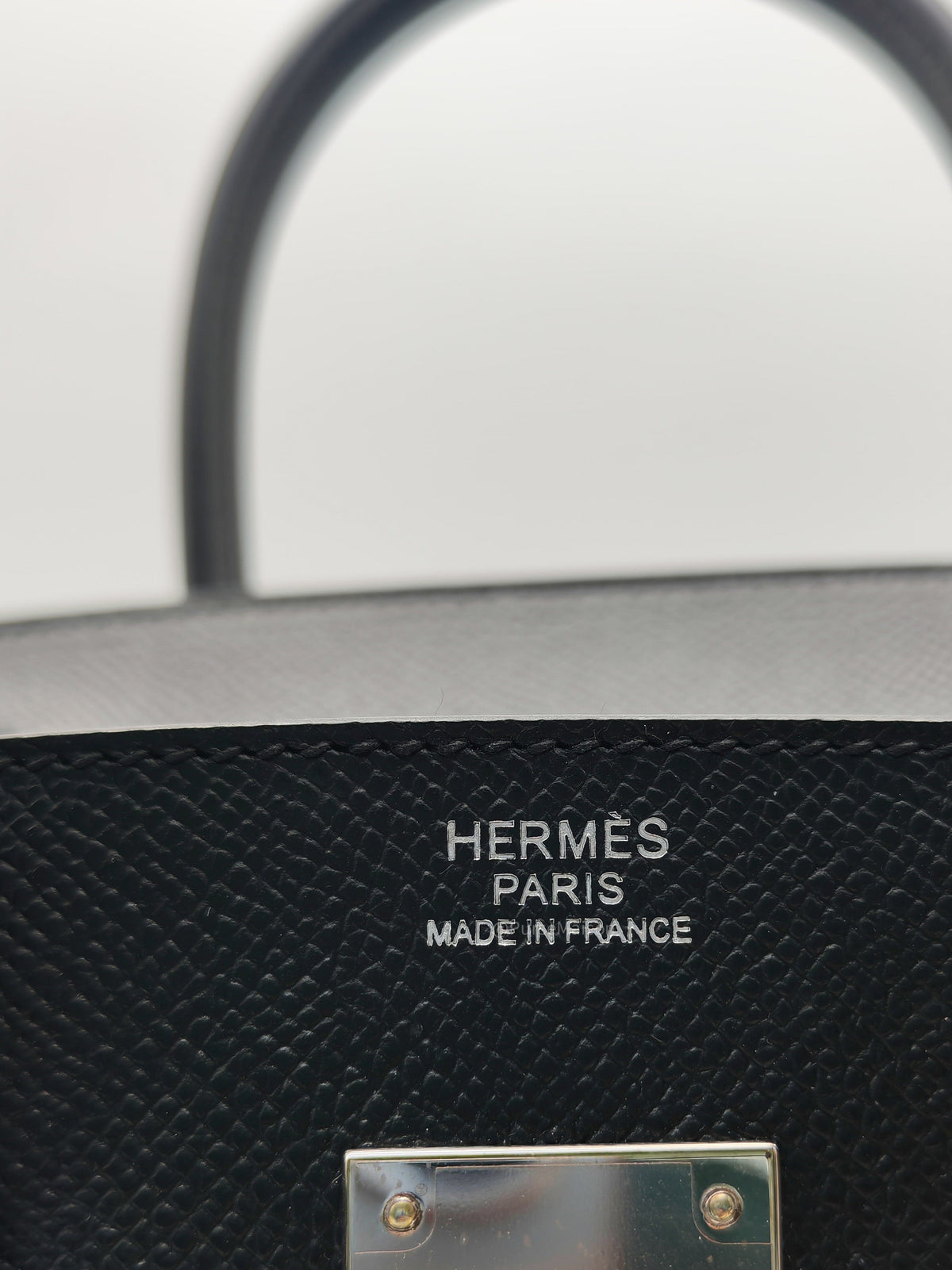 Hermes Birkin 30 in Black Epsom Leather and Palladium Hardware Stamp C (2018) | Purse Maison Luxury Bags Shop