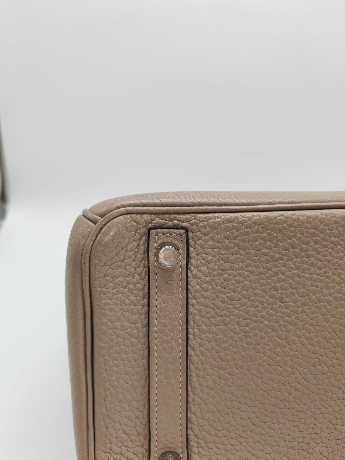 Hermes Birkin 30 in Gris Asphalte Clemence Leather Palladium Hardware Stamp Square O (2011) | Purse Maison Luxury Bags Shop