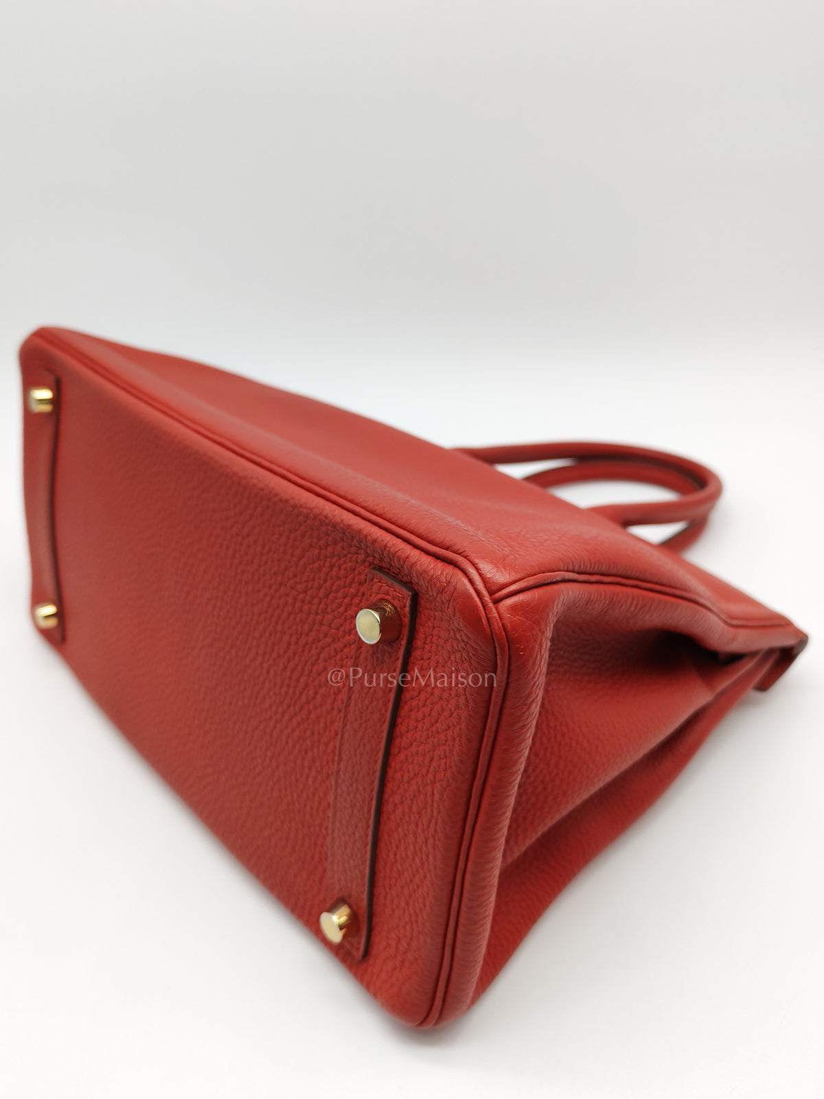 Birkin 30 in Red Togo Leather Gold Hardware Stamp T(2016) | Purse Maison Luxury Bags Shop
