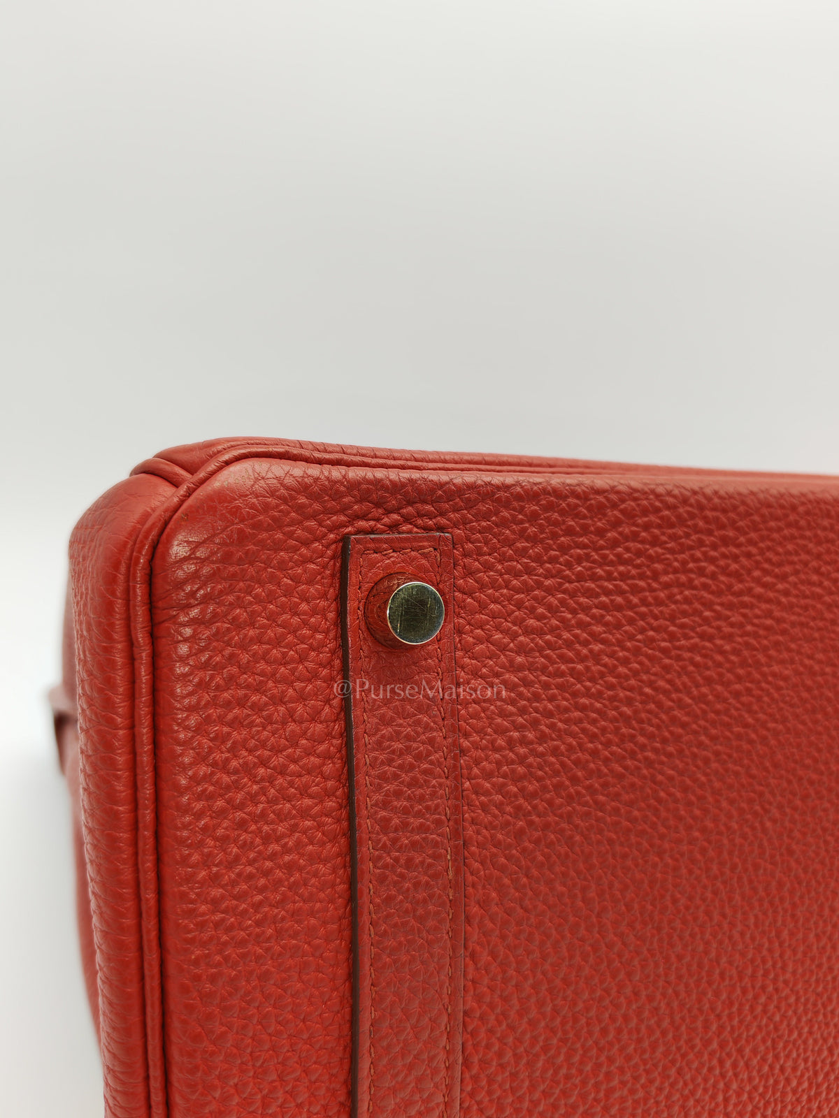Birkin 30 in Red Togo Leather Gold Hardware Stamp T(2016) | Purse Maison Luxury Bags Shop