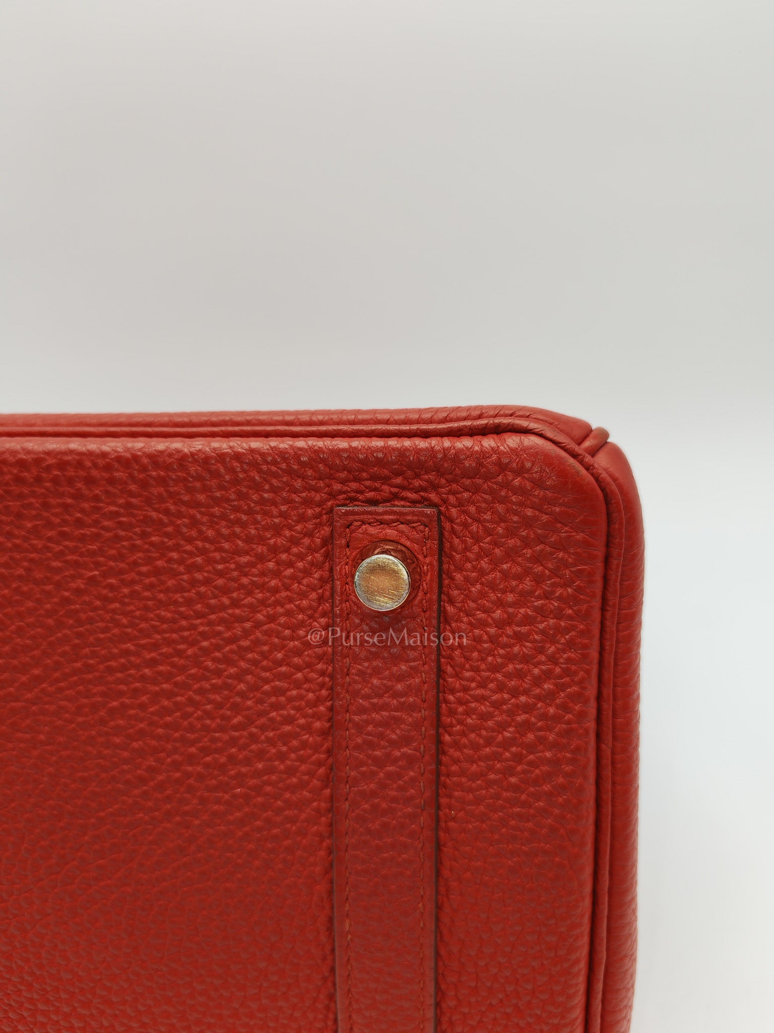 Birkin 30 in Red Togo Leather Gold Hardware Stamp T(2016) | Purse Maison Luxury Bags Shop